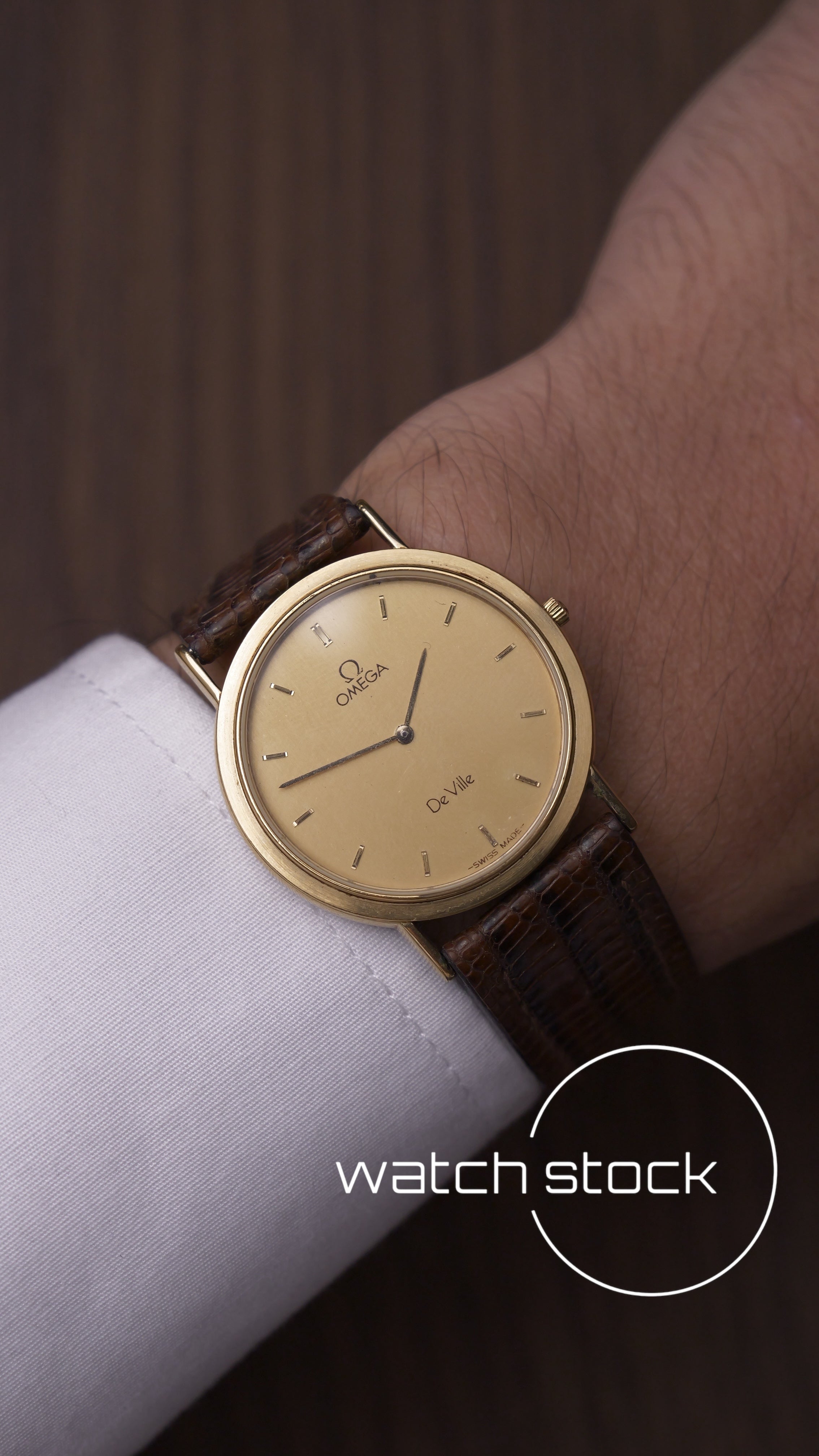 Omega De ville vintage 31mm placcato oro