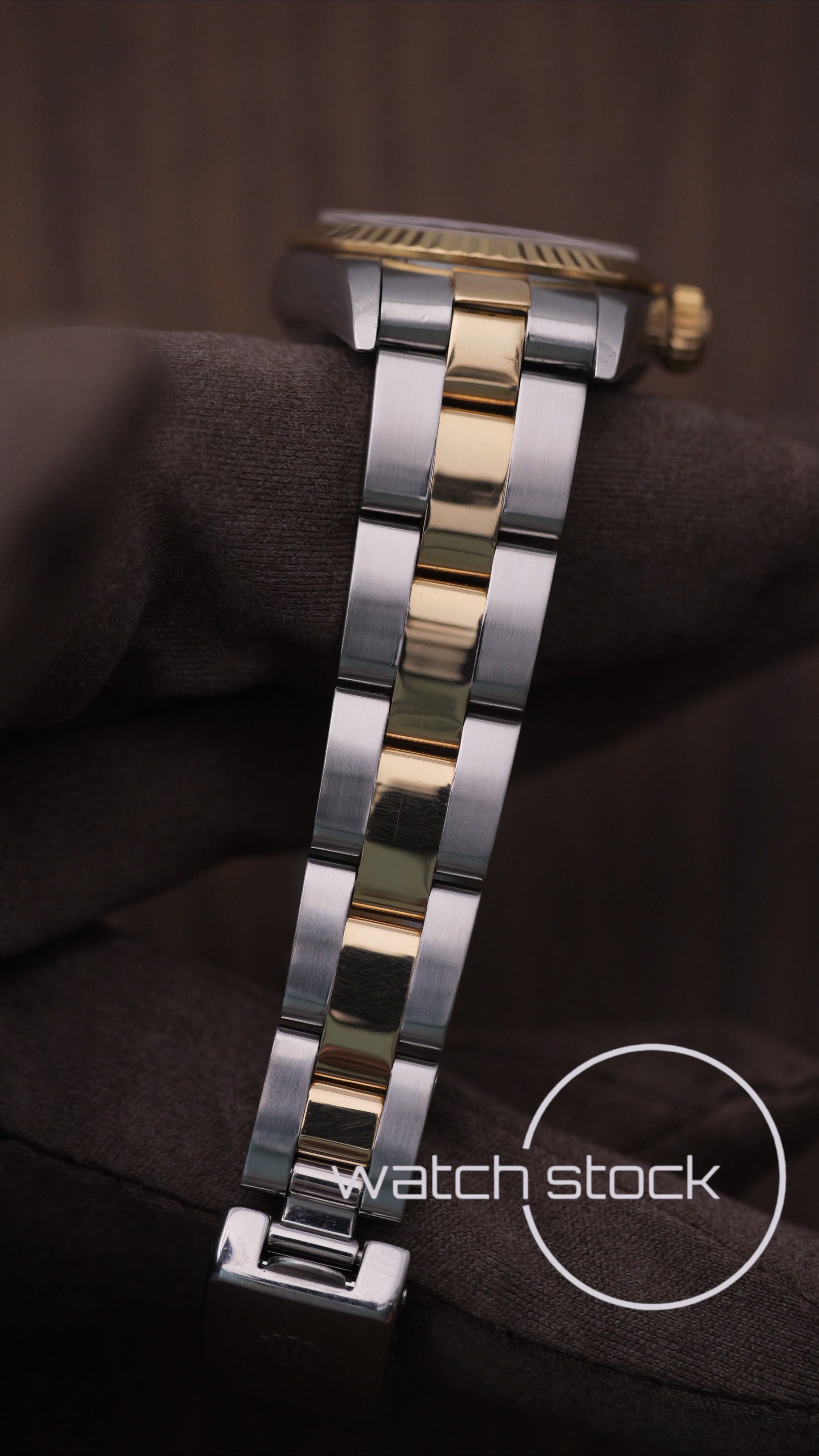 Rolex oyster perpetual 26mm ref. 67193 1994º Two Tone Diamonds