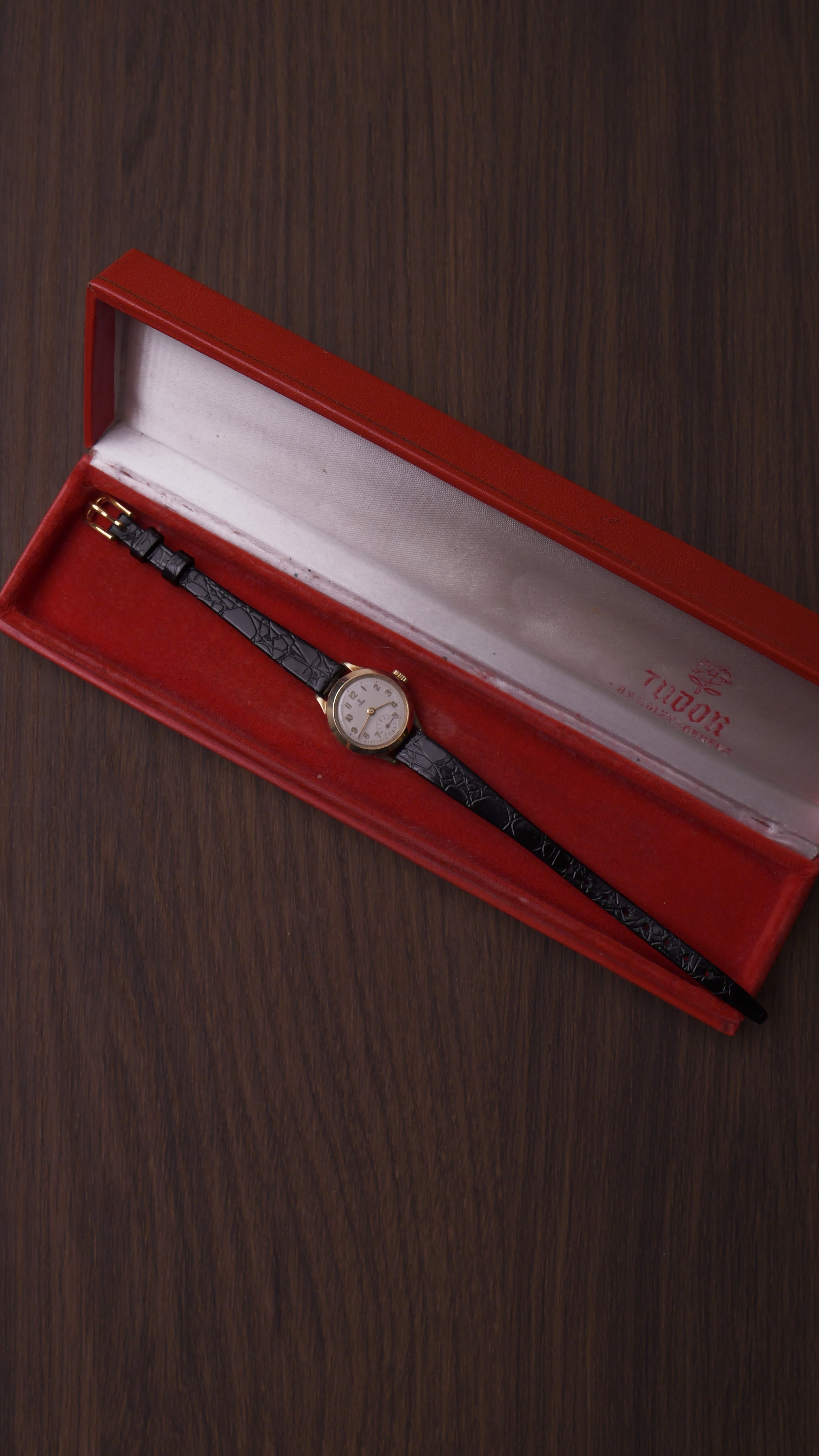 Tudor lady oro 9kt 24mm vintage