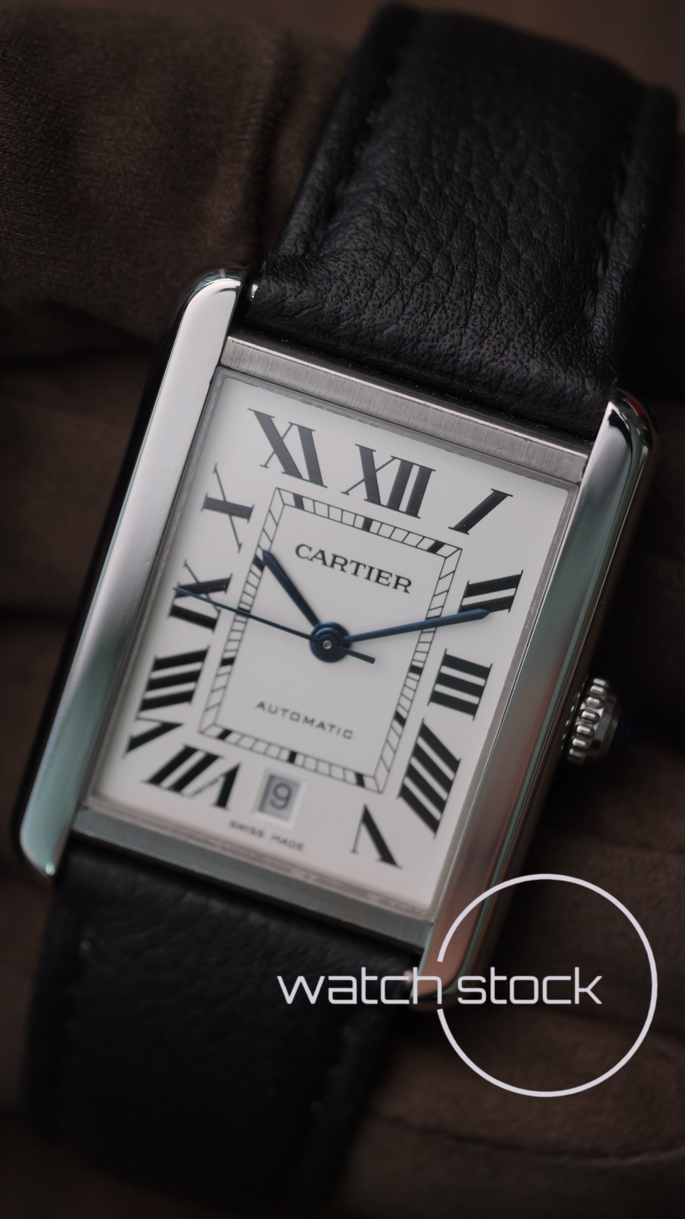 Cartier tank solo XL automatic 2017 ref. 3800 Full set