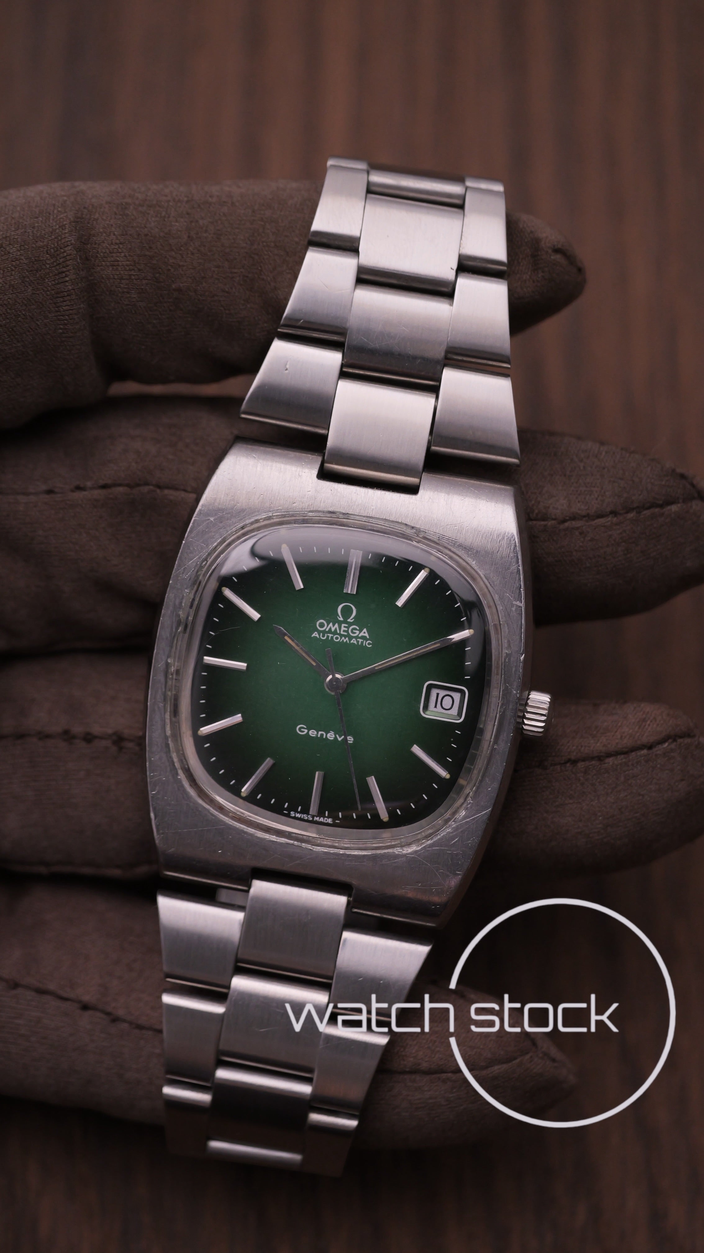 Omega Geneve ref.1660191 Green degrade Dial 36mm automatic