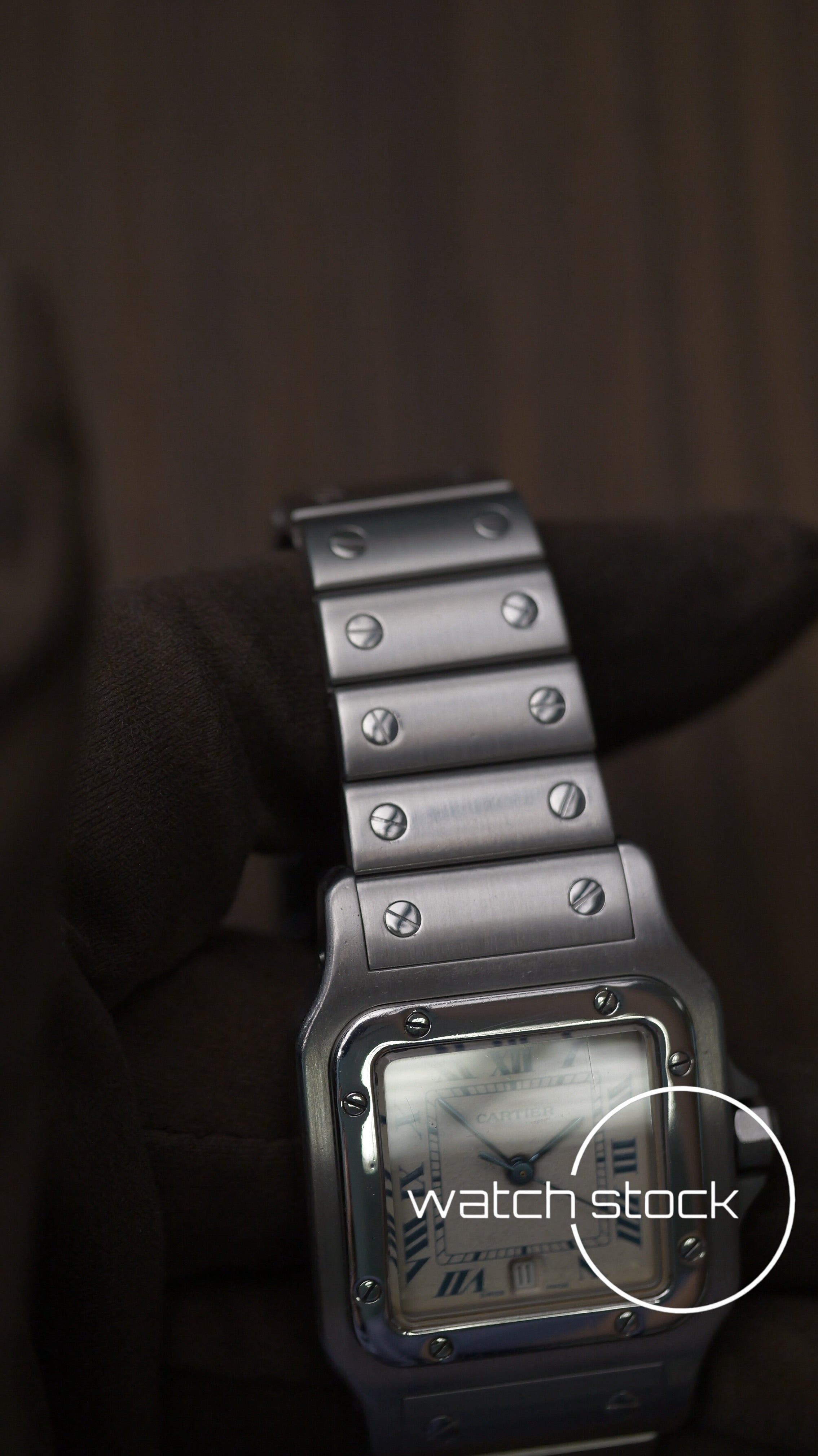 Cartier santos galbee 29x41mm Ref. 897901 con scatola