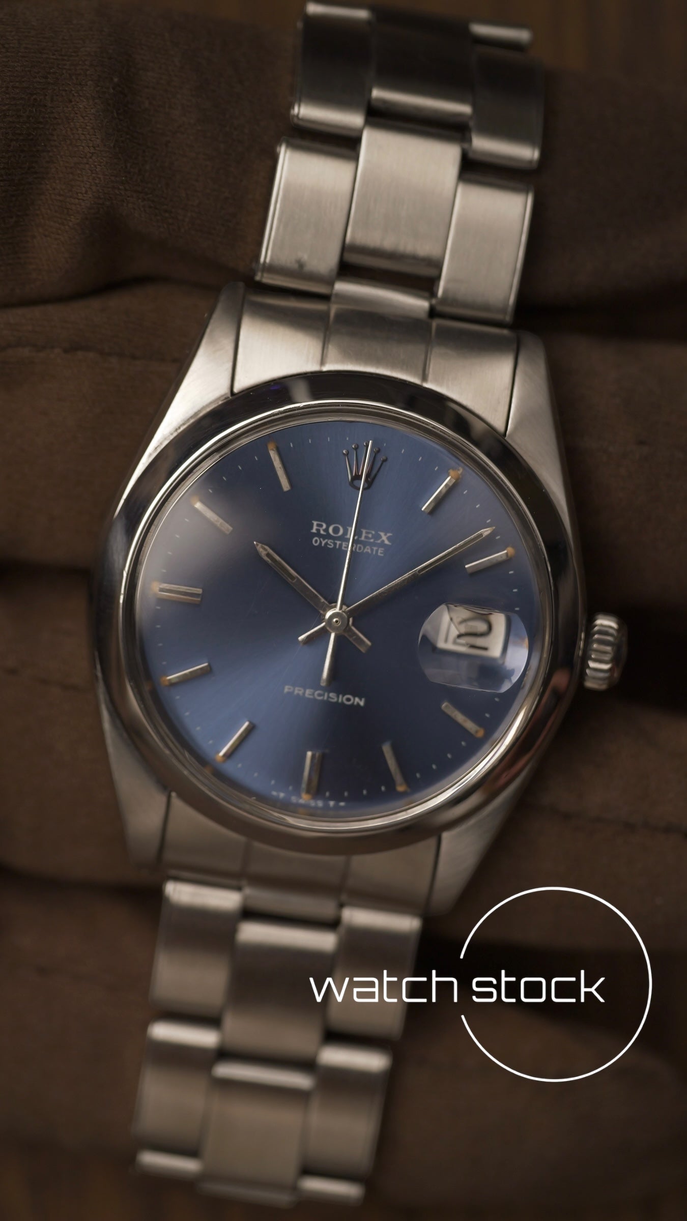 Rolex precision 34mm ref.6694 blue dial