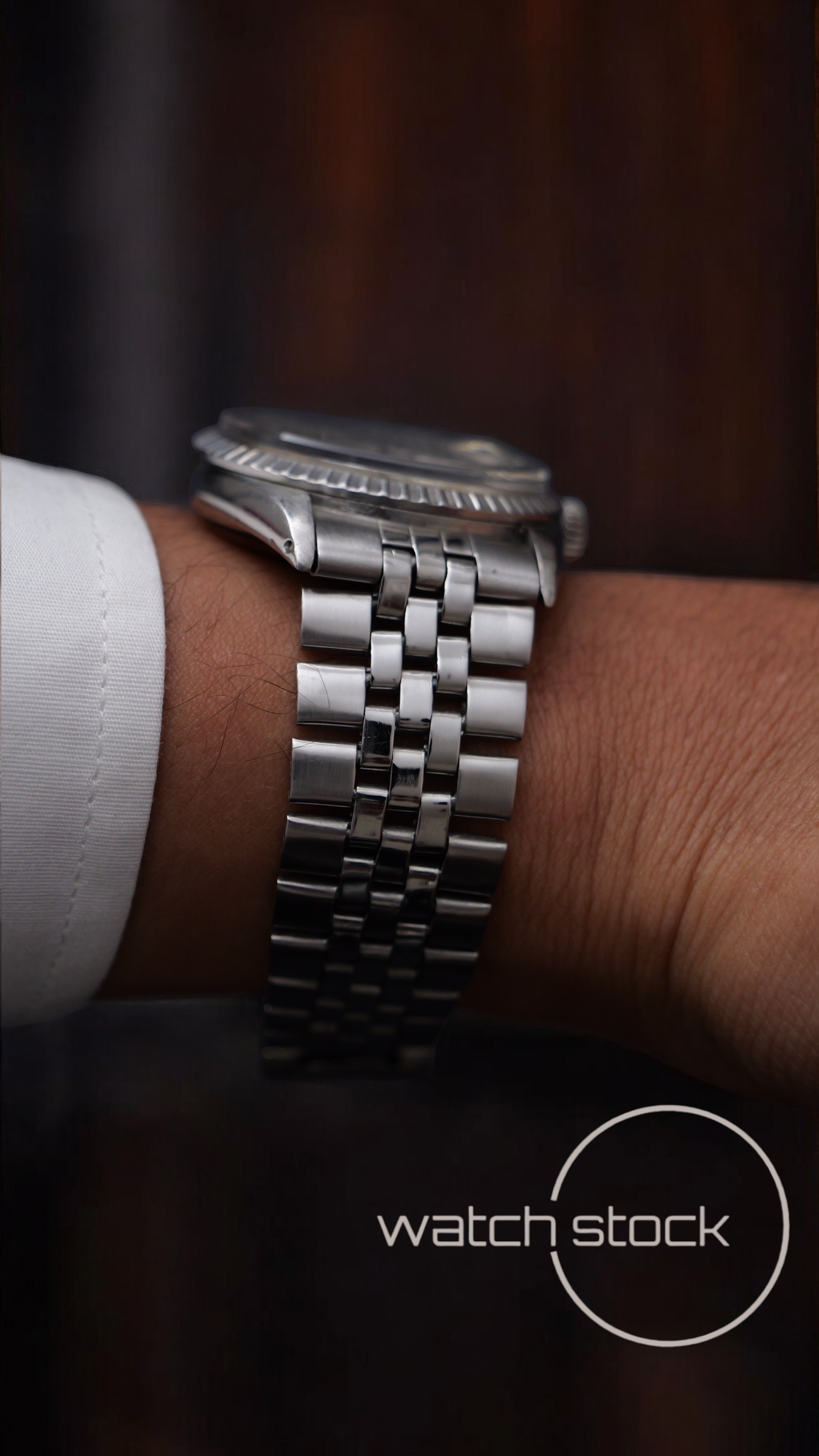 Rolex datejust 36mm 1600 linen dial lino argènté