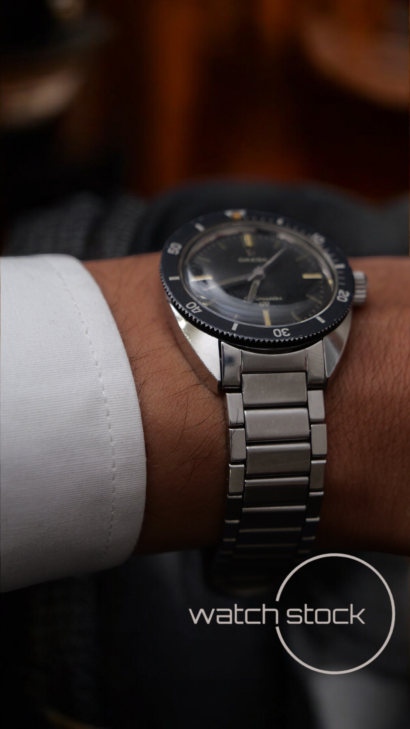 Omega seamaster 120 (31mm) blue/black dial vintage OTTIME CONDIZIONI RARO