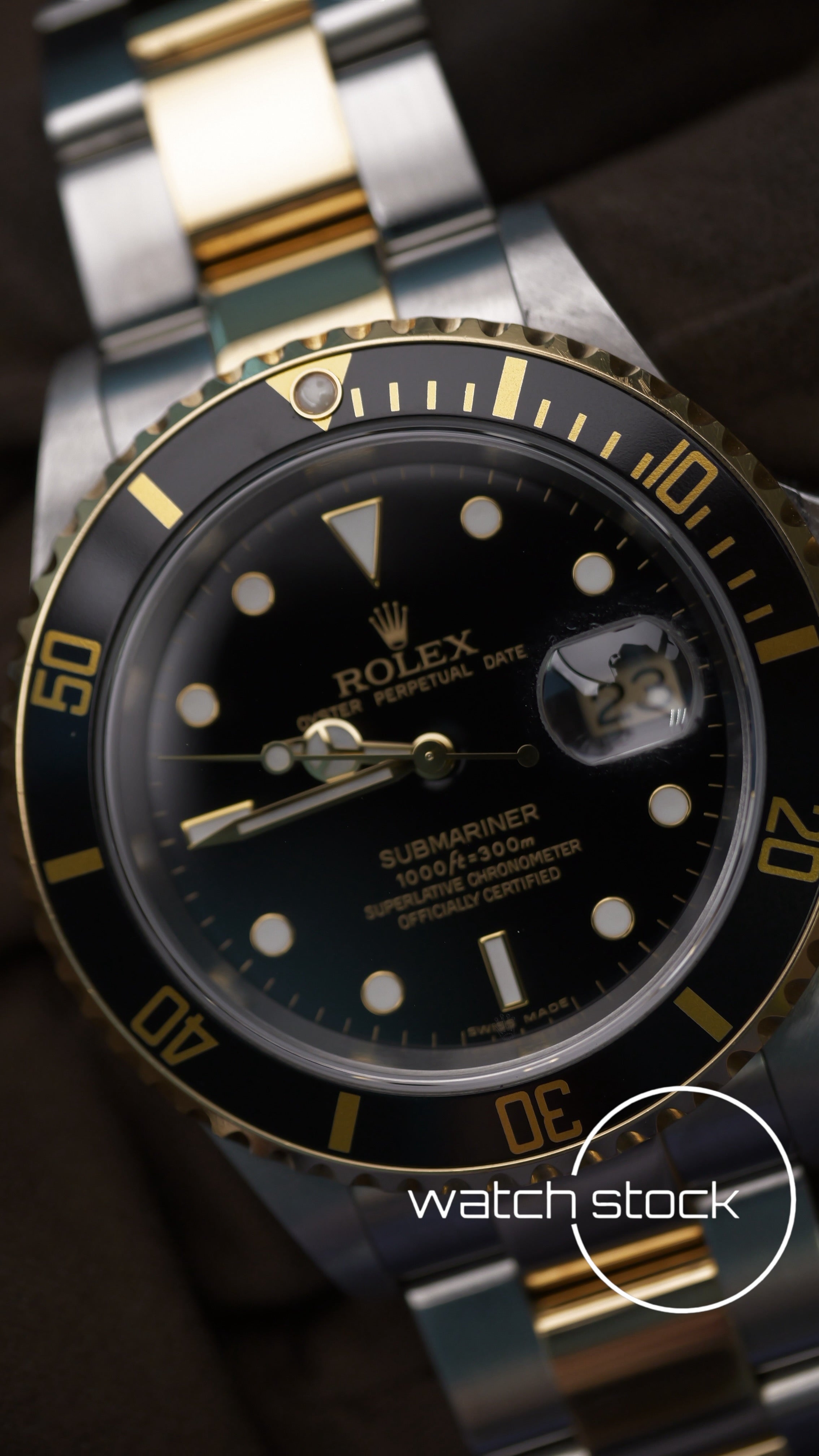 Rolex Submariner 40mm Ref:16613LN 2008 Full Set Two Tone