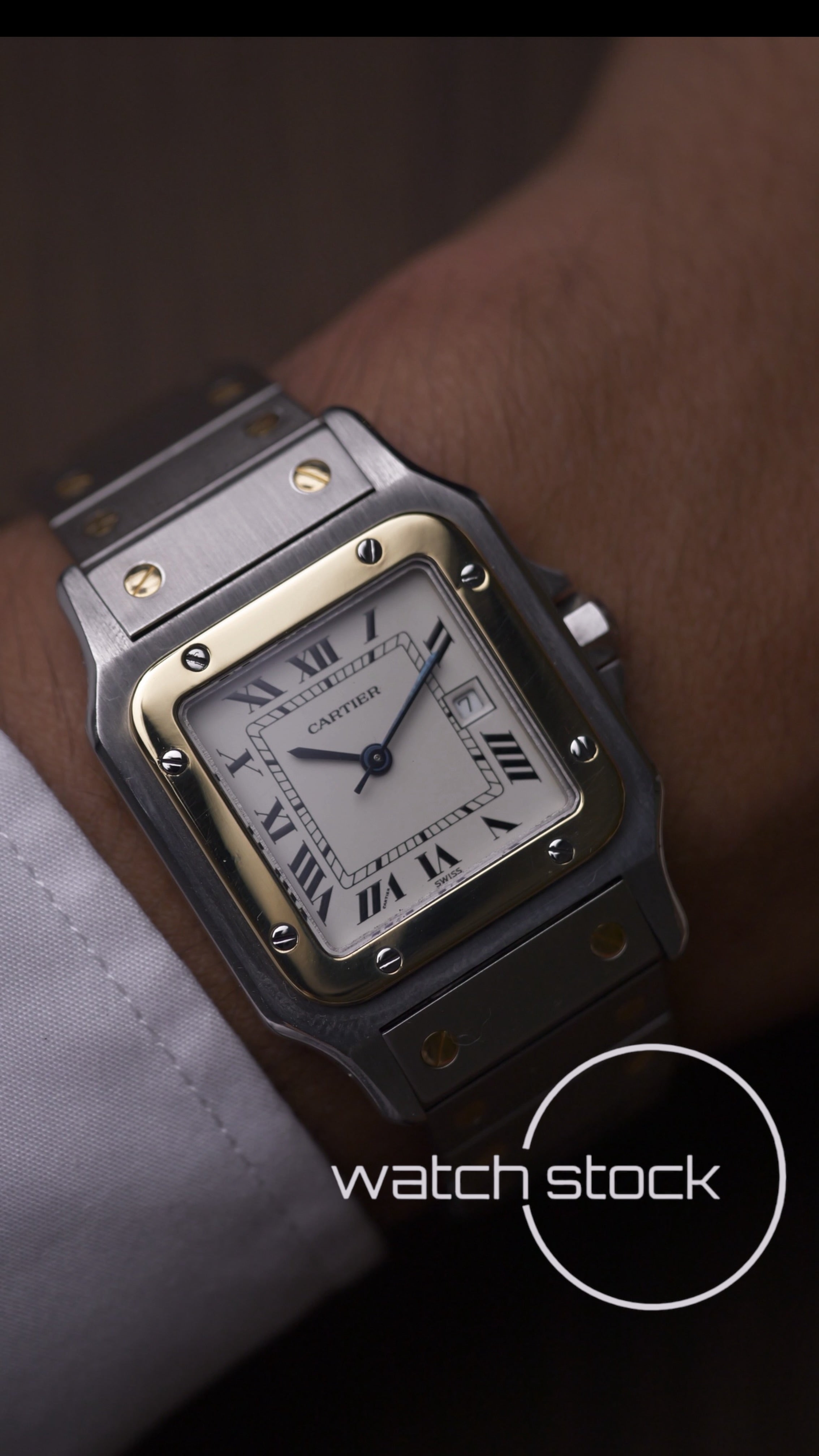 Cartier santos carré ref.2961 Automatic vintage 29x41mm