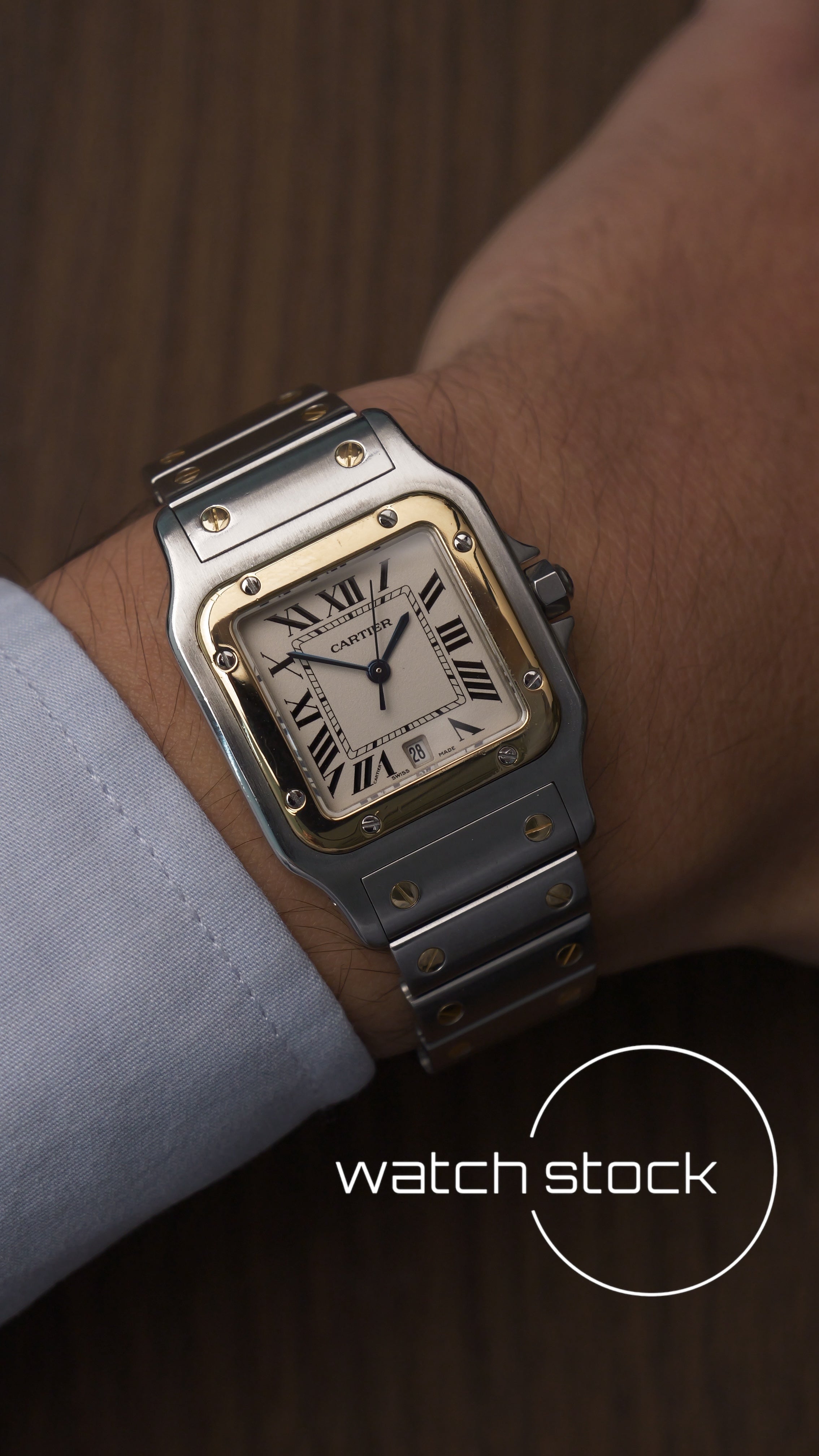 Cartier santos galbee 29x41mm ref.187901 Men size