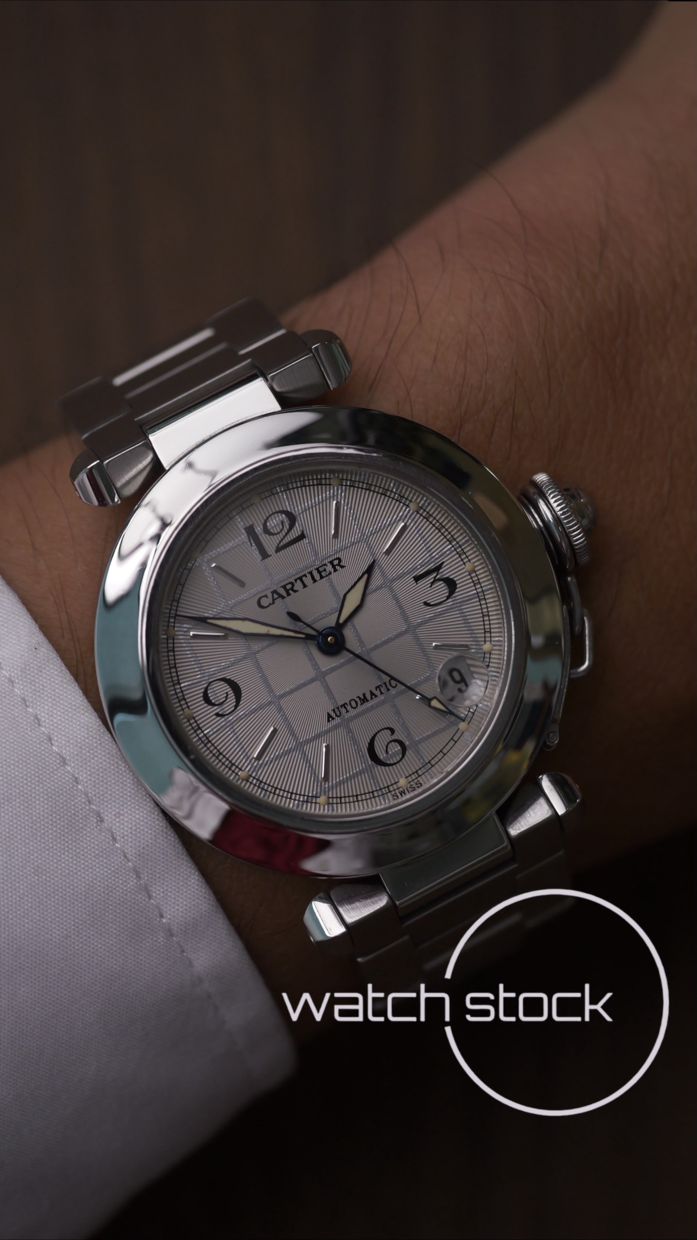 Cartier Pasha Automatic 35mm ref.2324 Grey dial