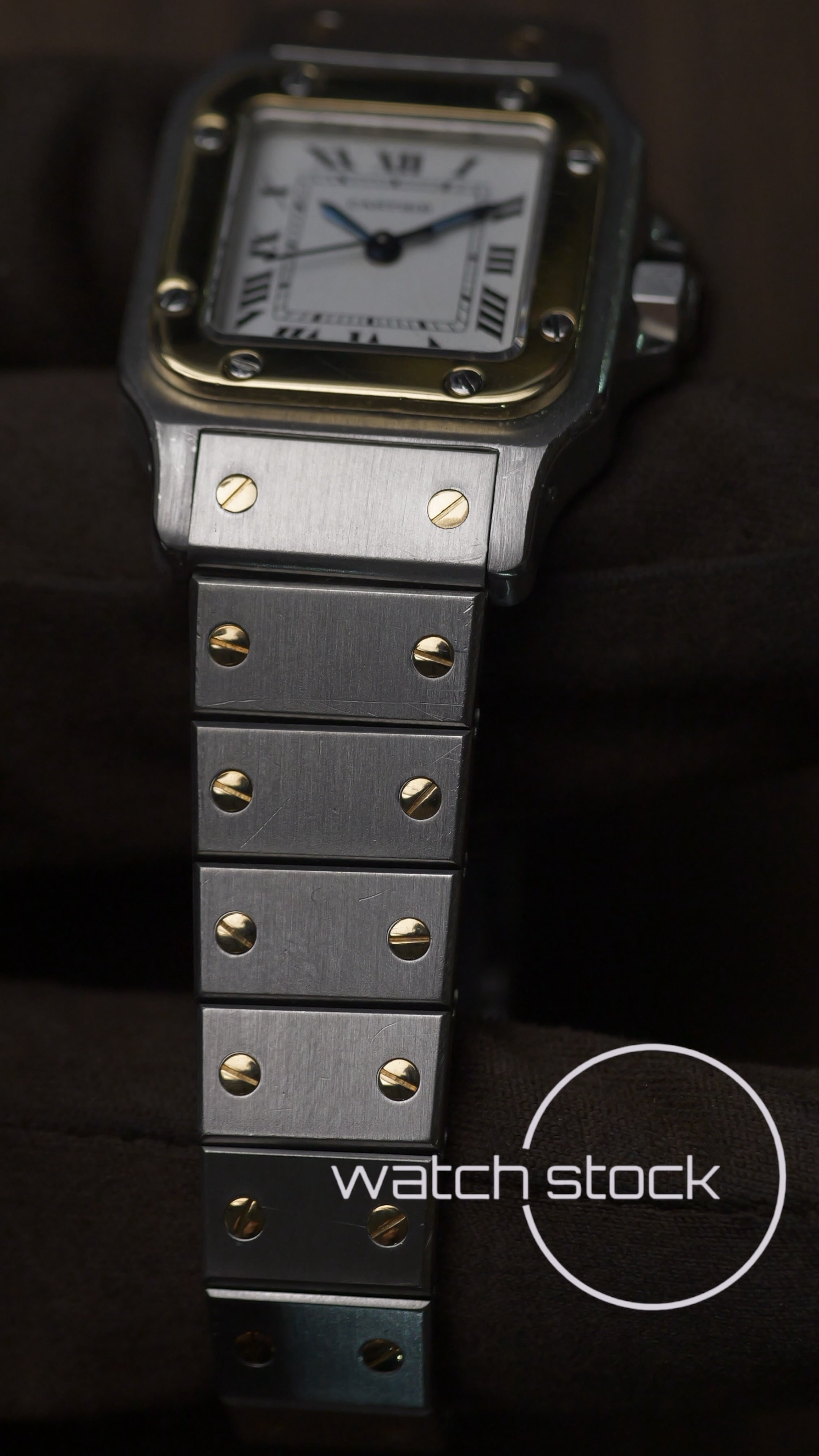 Cartier santos carré lady automatic ref.0902 24x35mm
