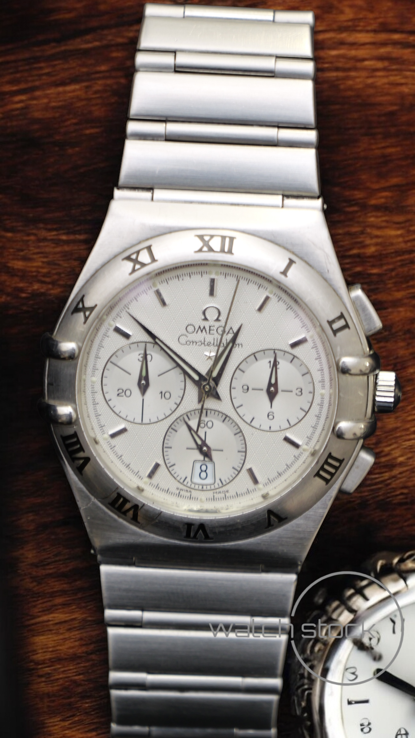 Omega costellation double Eagle chrono (39mm)white dial