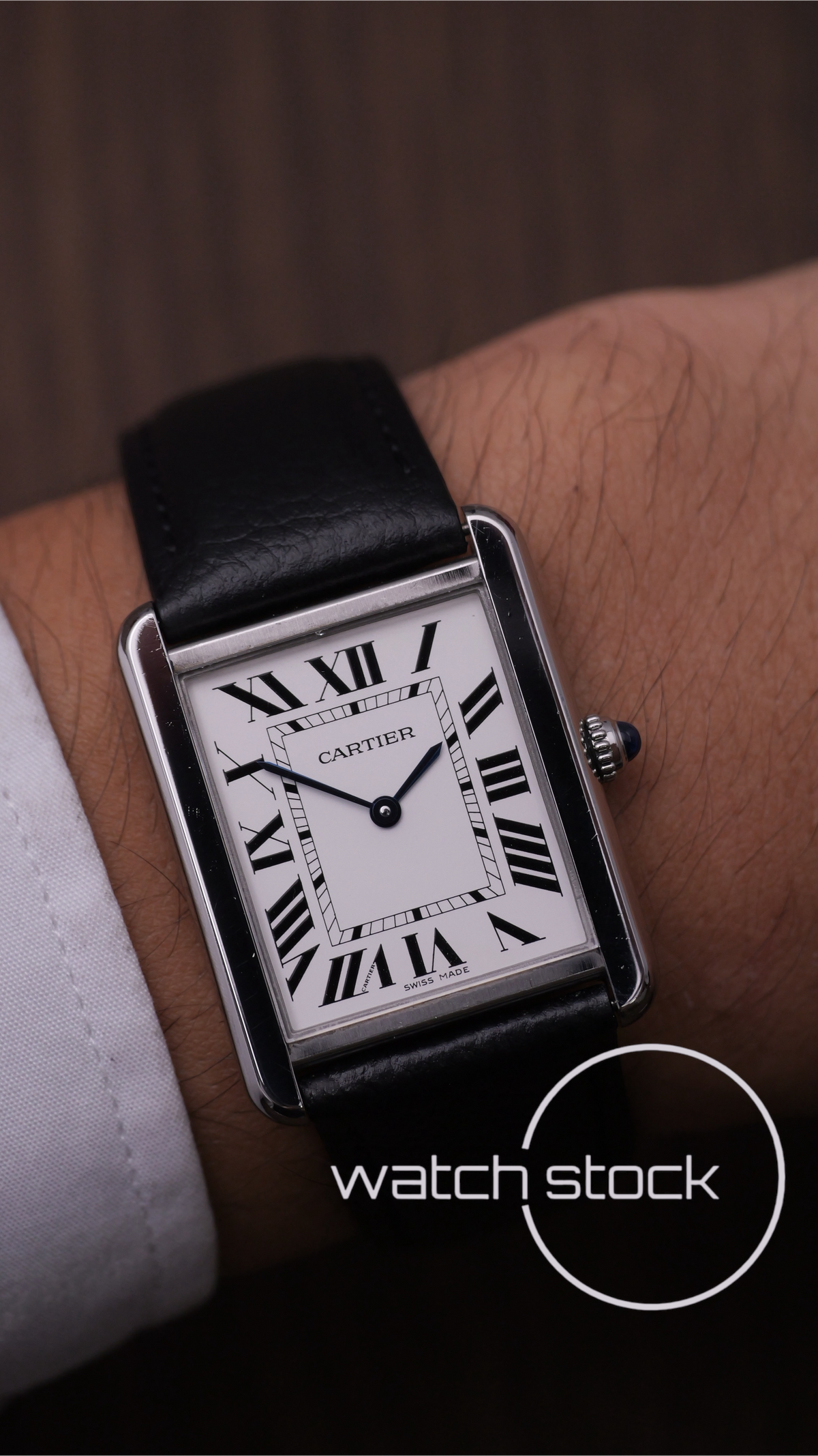 Cartier tank solo L ref.3169 Full set 2011º 27x35mm