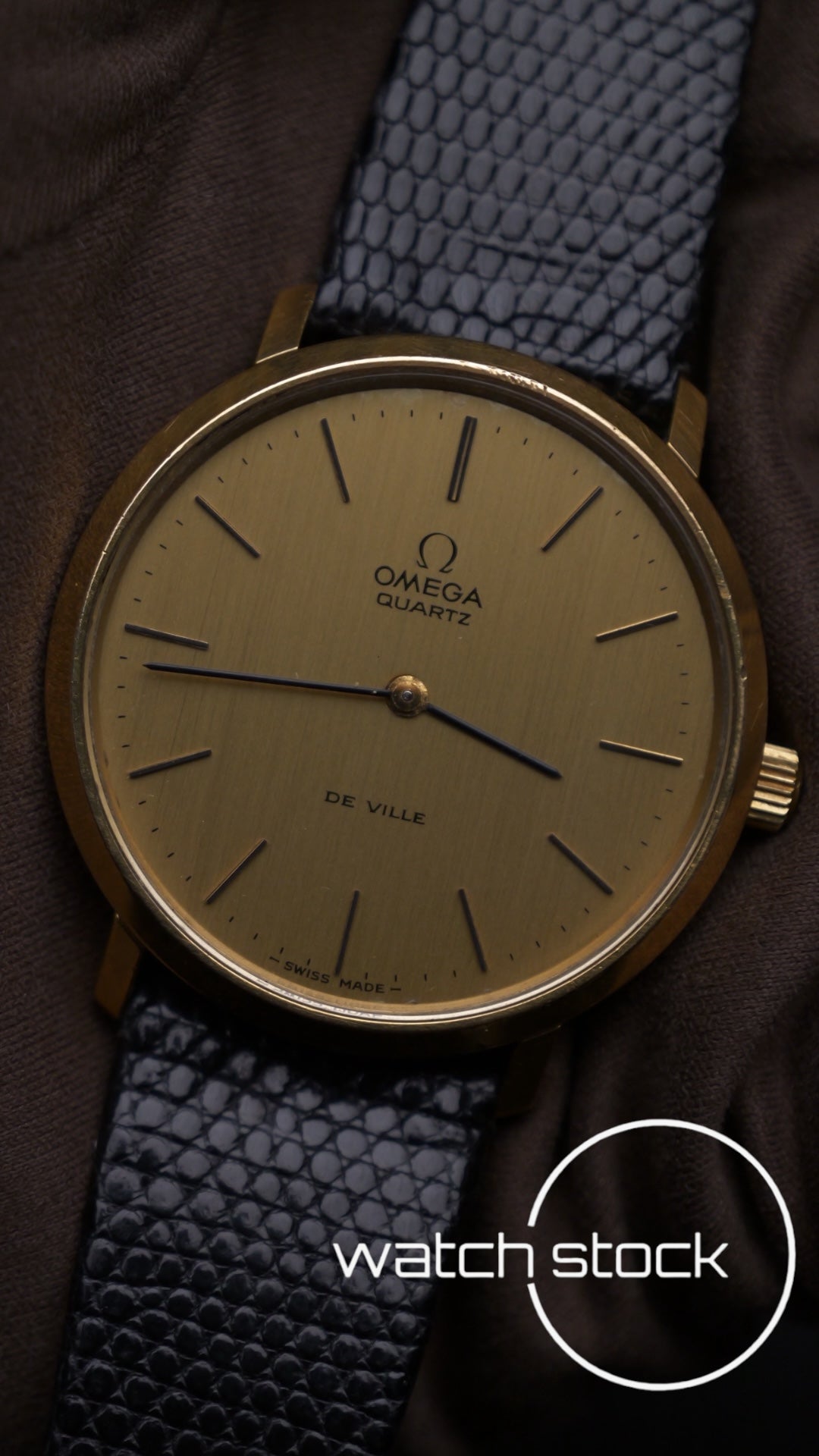 Omega De ville placcato oro ref: 191.0044 34mm anno 1977