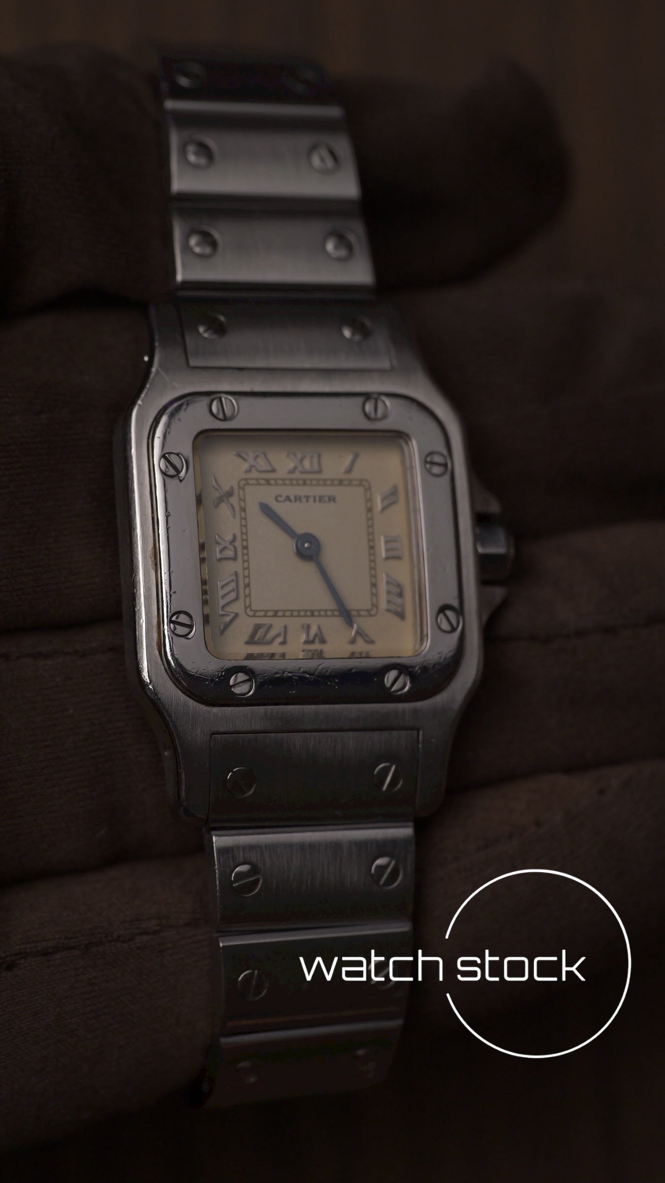 Cartier santos galbee lady quartz 24x35mm ref.9057930 FULL SET