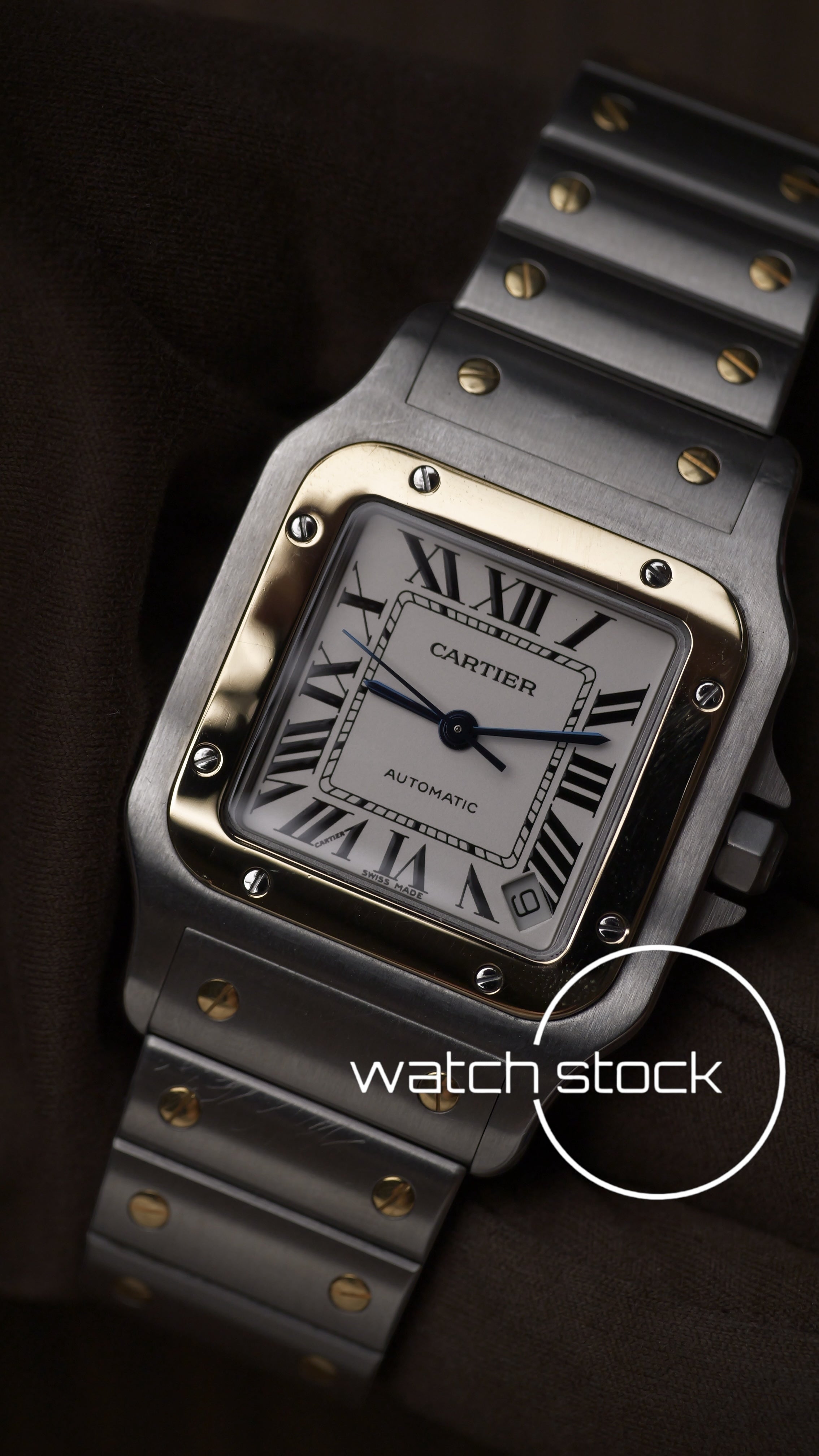 Cartier santos galbee XL gold steal ref.2823 Automatic 32x45mm