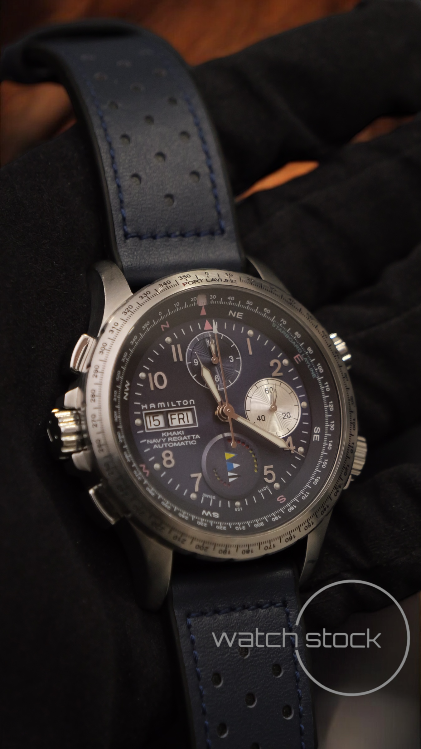 Hamilton khaki navy regatta automatic 43mm