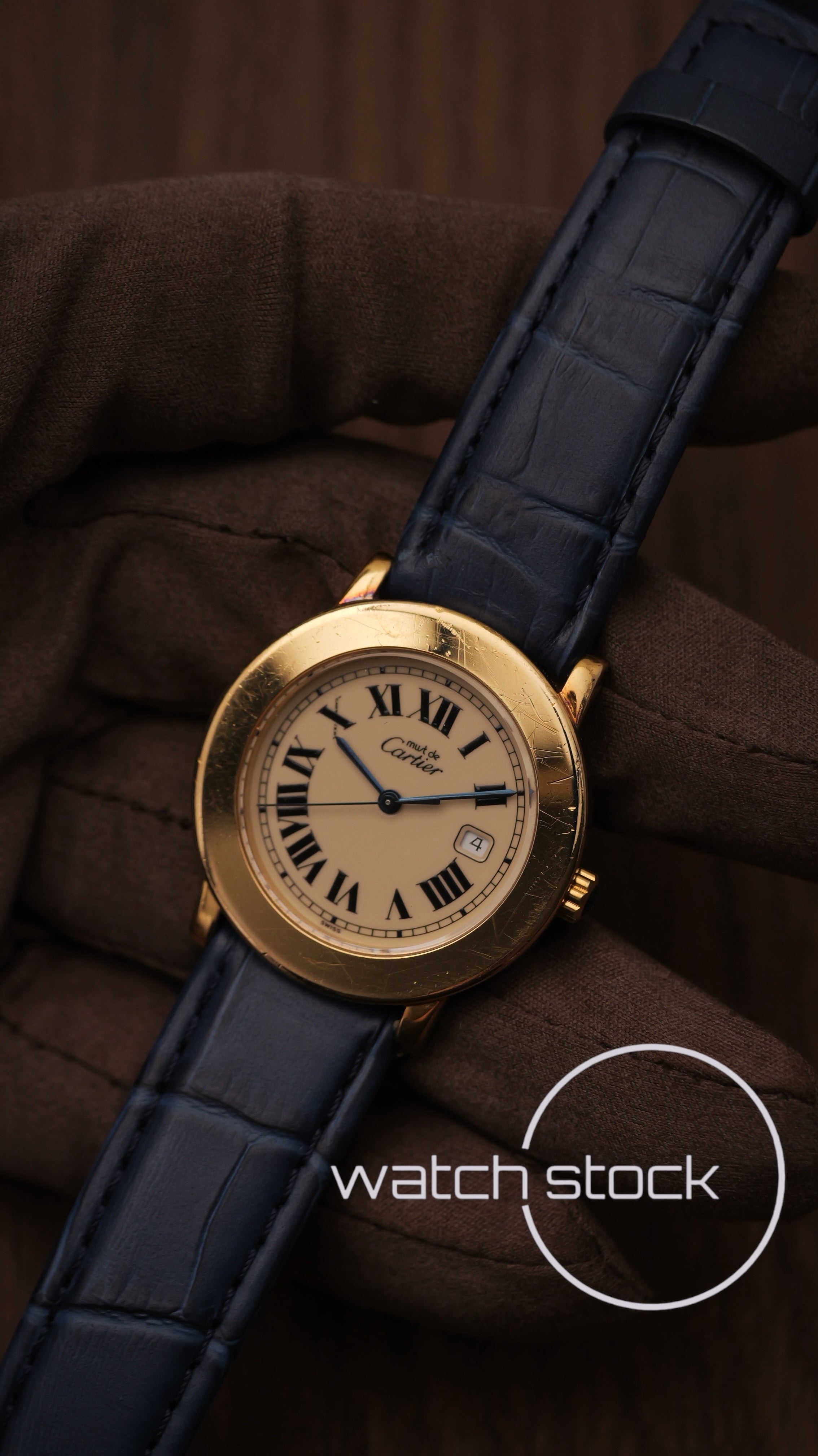 Cartier ronde vintage 33mm Swiss Only
