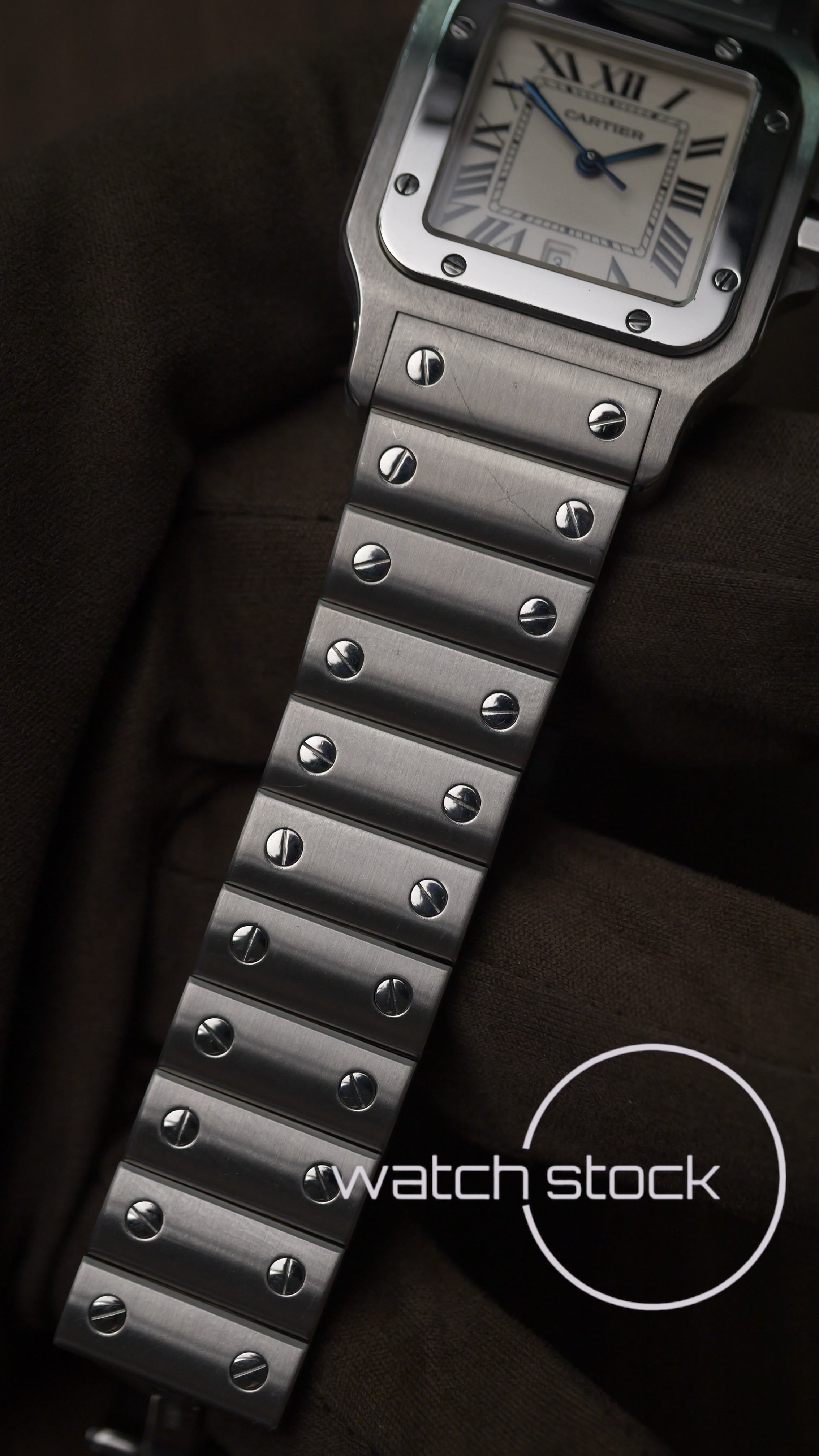 Cartier santos galbee Full set 1564 men quartz 29x41mm