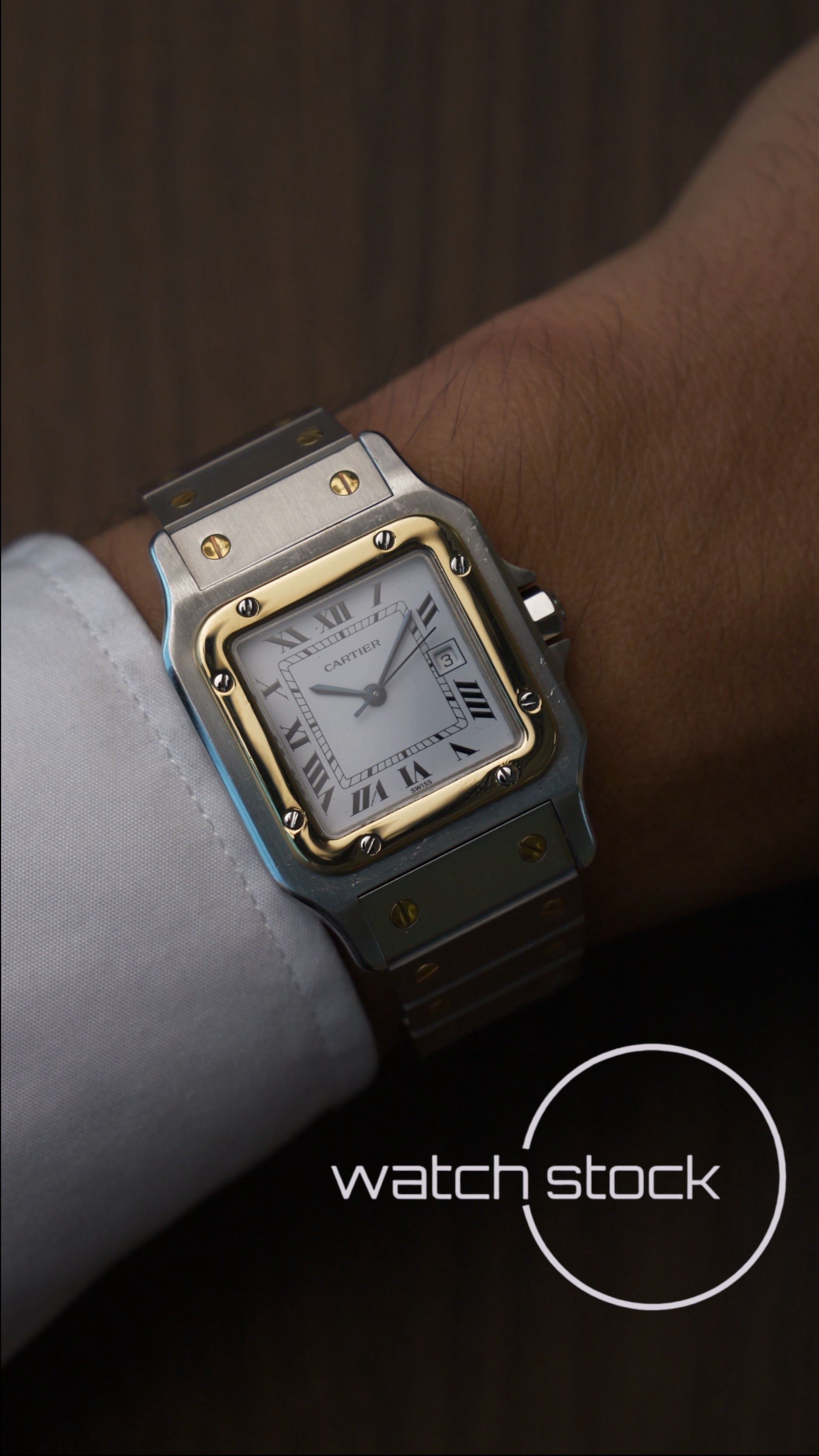 Cartier santos carré ref.2961 Automatic vintage 29x41mm