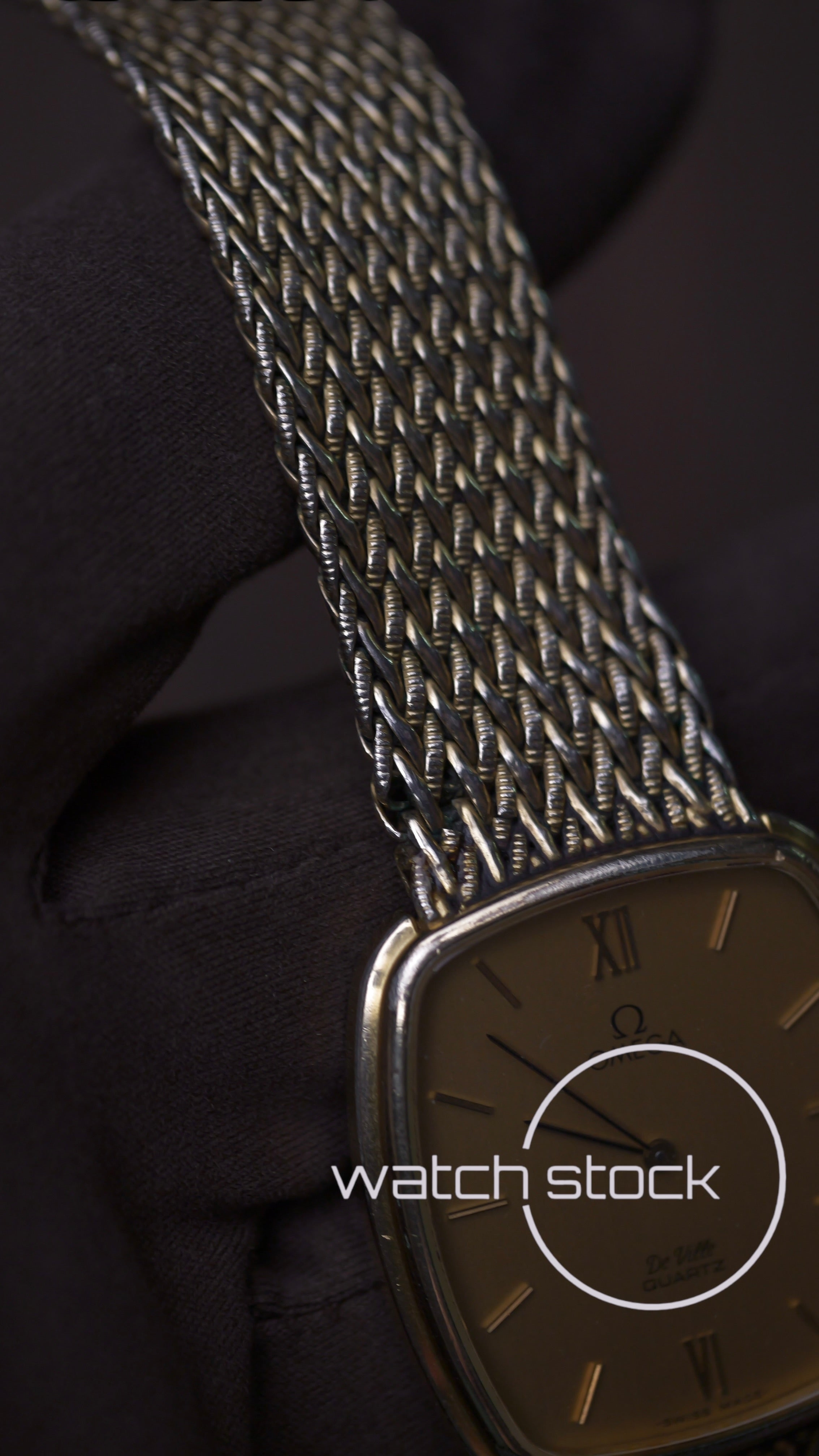 Omega De ville vintage 33mm placcato oro