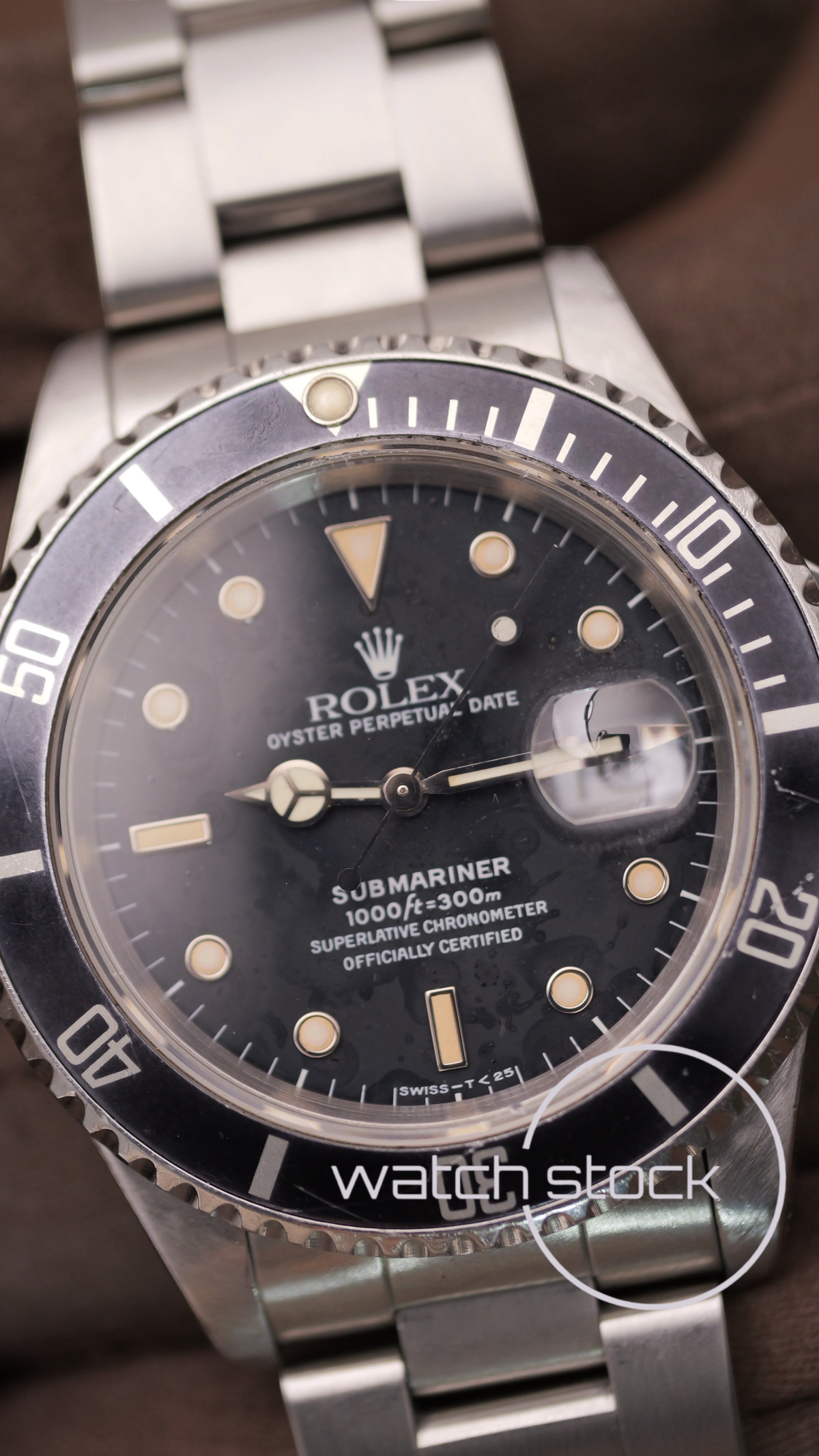 Rolex Submariner Ref.16610 tropical dial 40mm 1989