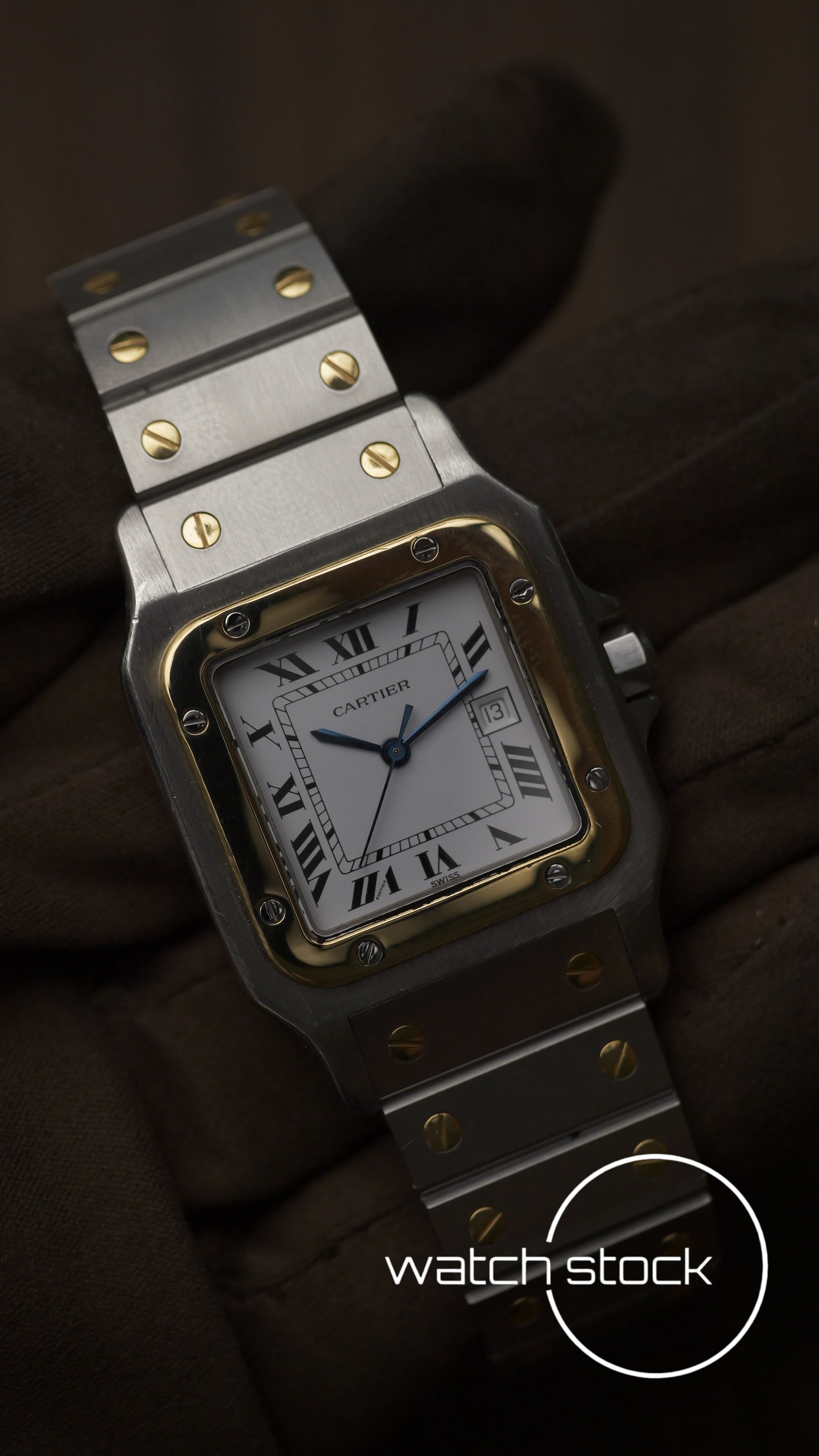 Cartier santos carré ref.2961 Automatic vintage 29x41mm