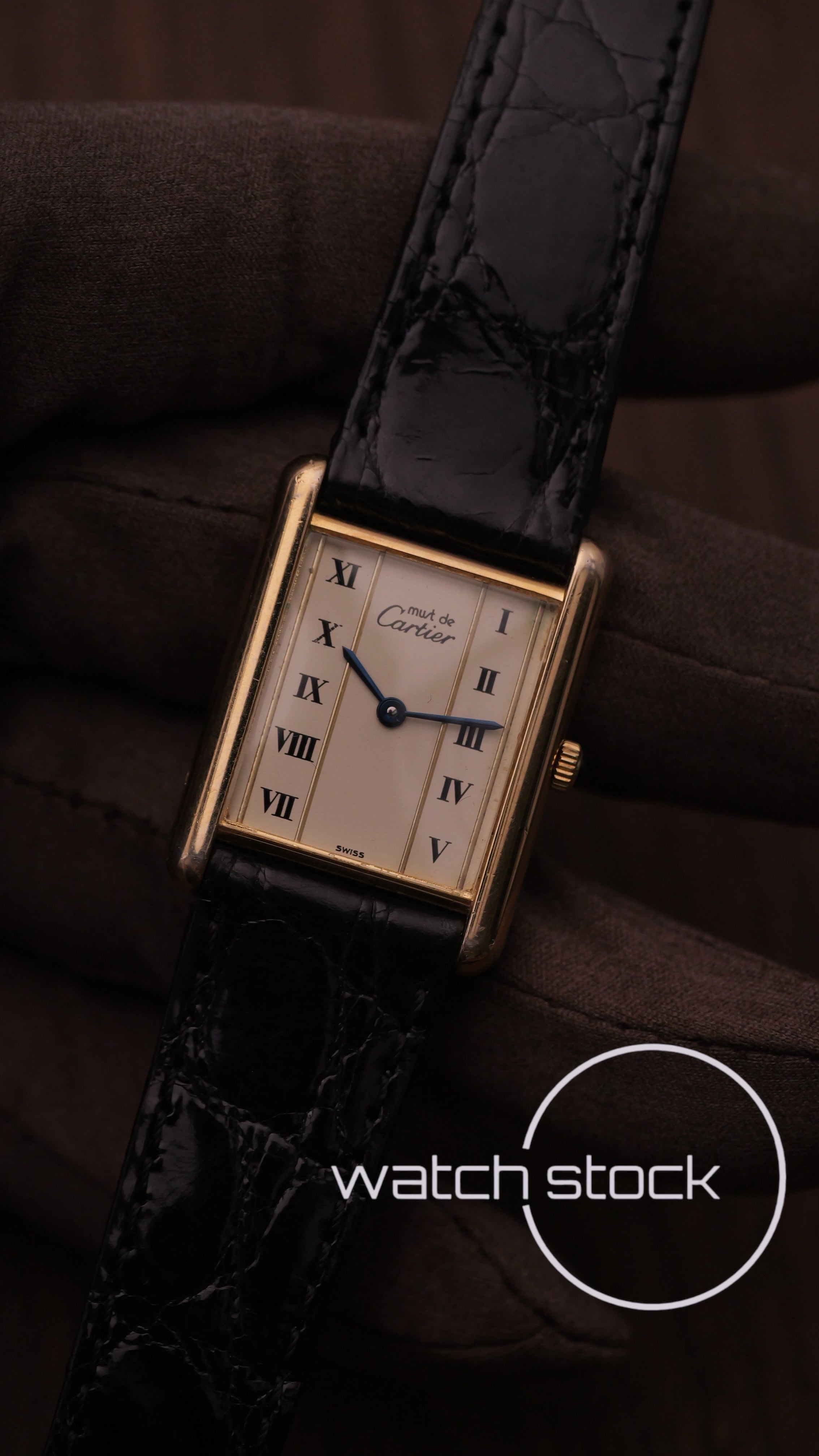 Cartier Tank TG6 quadrante roman number 1980