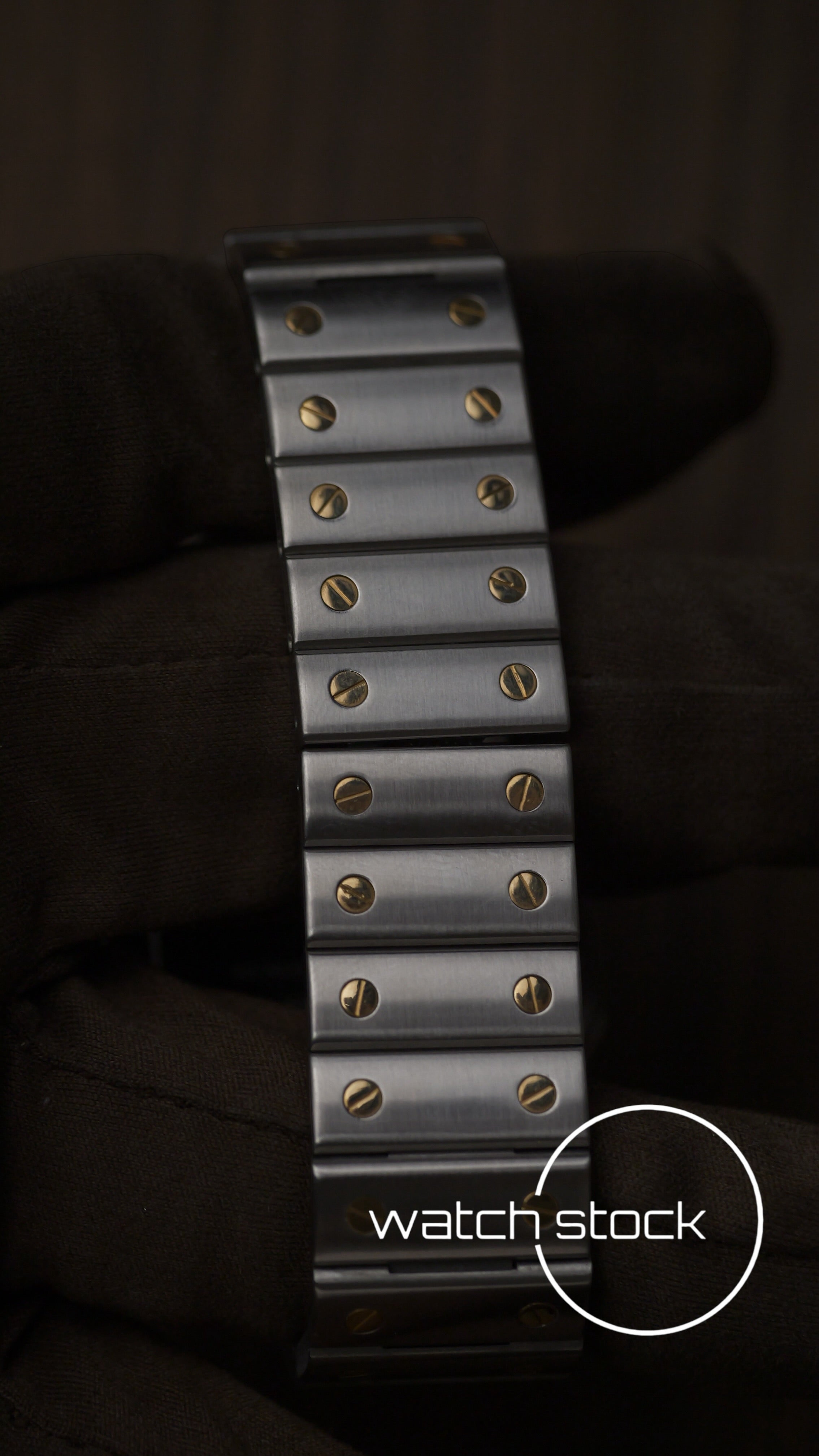 Cartier santos galbee XL Gold Steel ref.2823 Full set Automatic 32x45mm