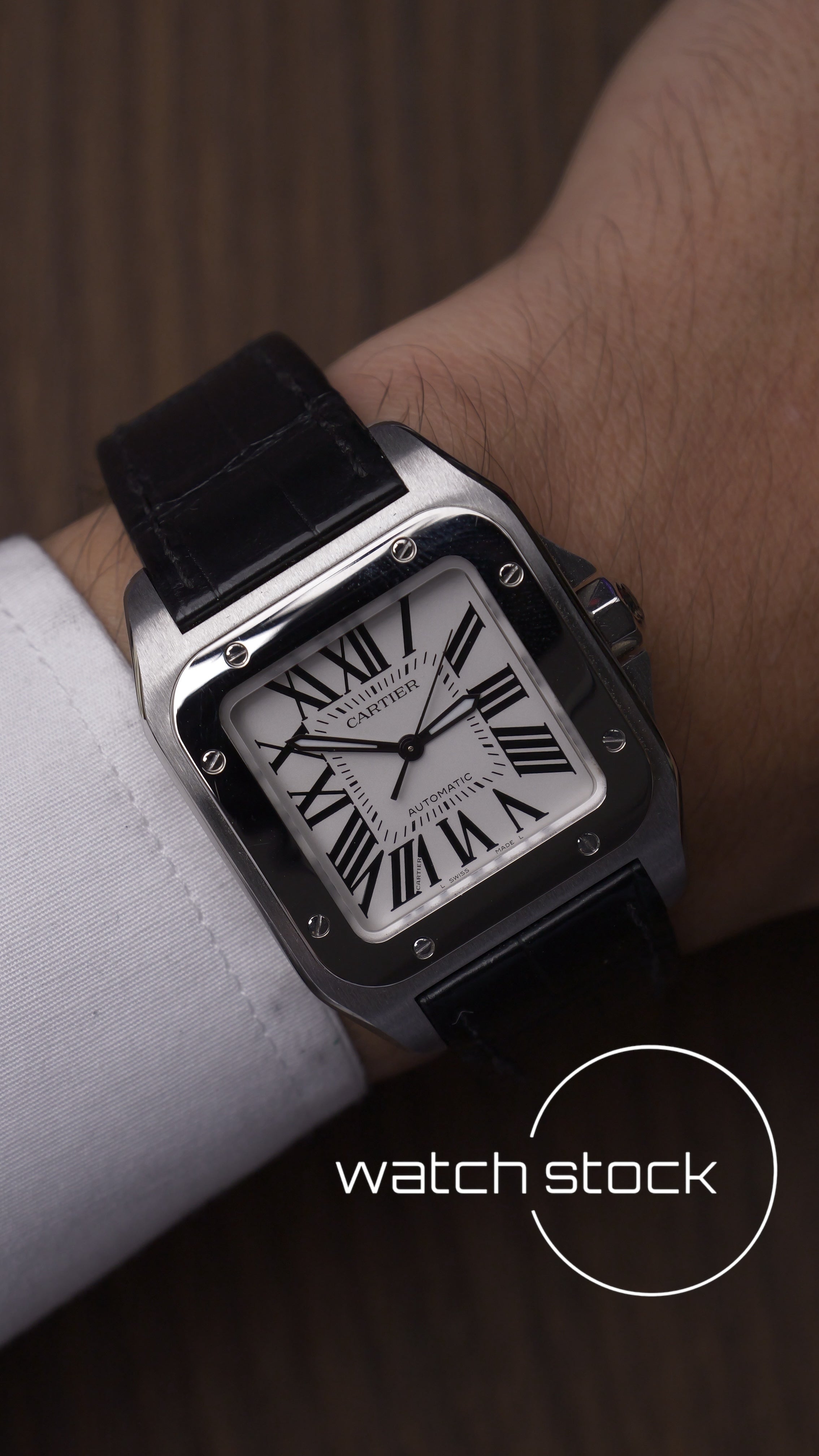 Cartier santos 100 medium ref.2878 2024 Automatic FULL SET