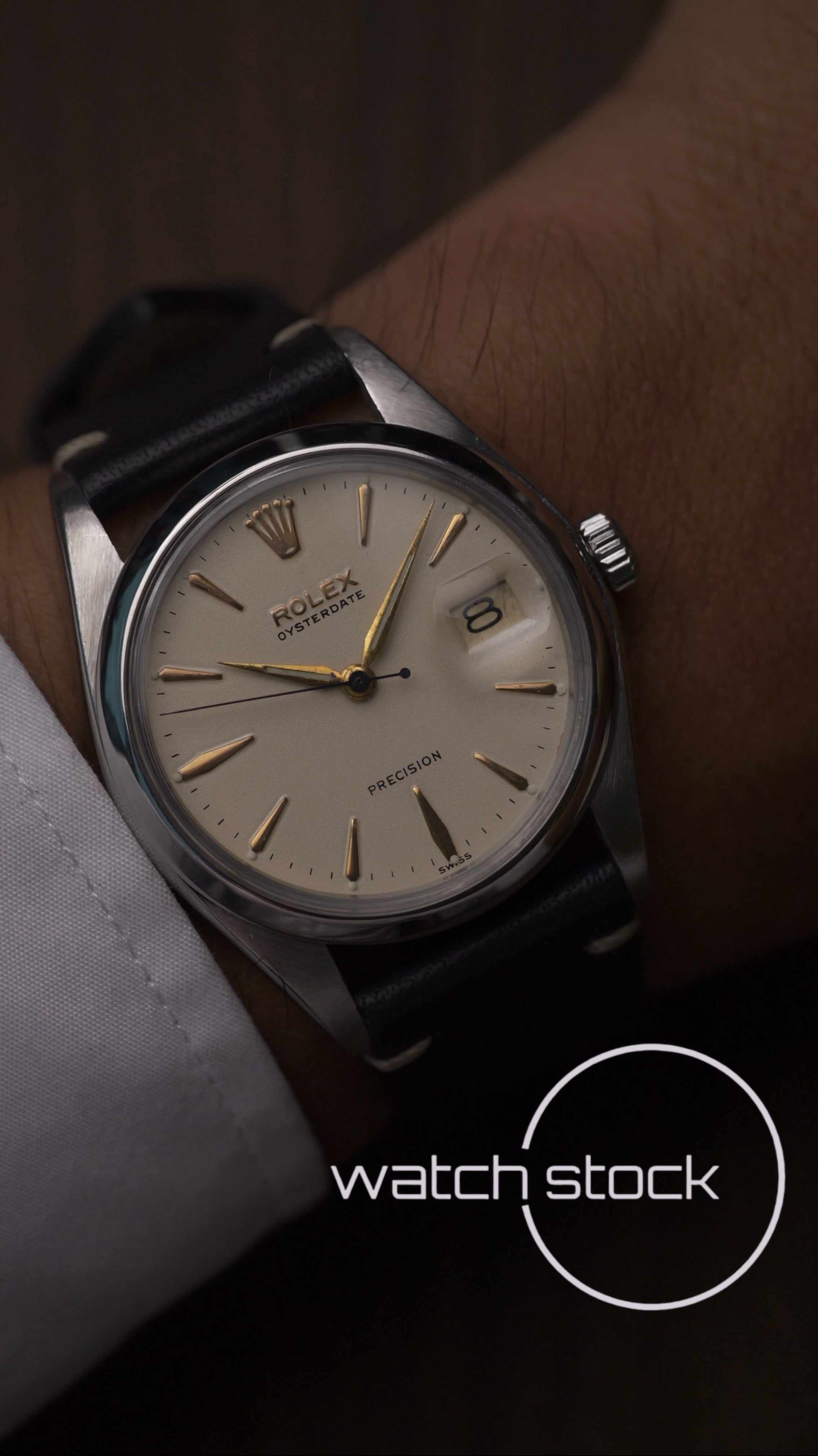 Rolex precision 1978 34mm ref.6694 Grey Dial