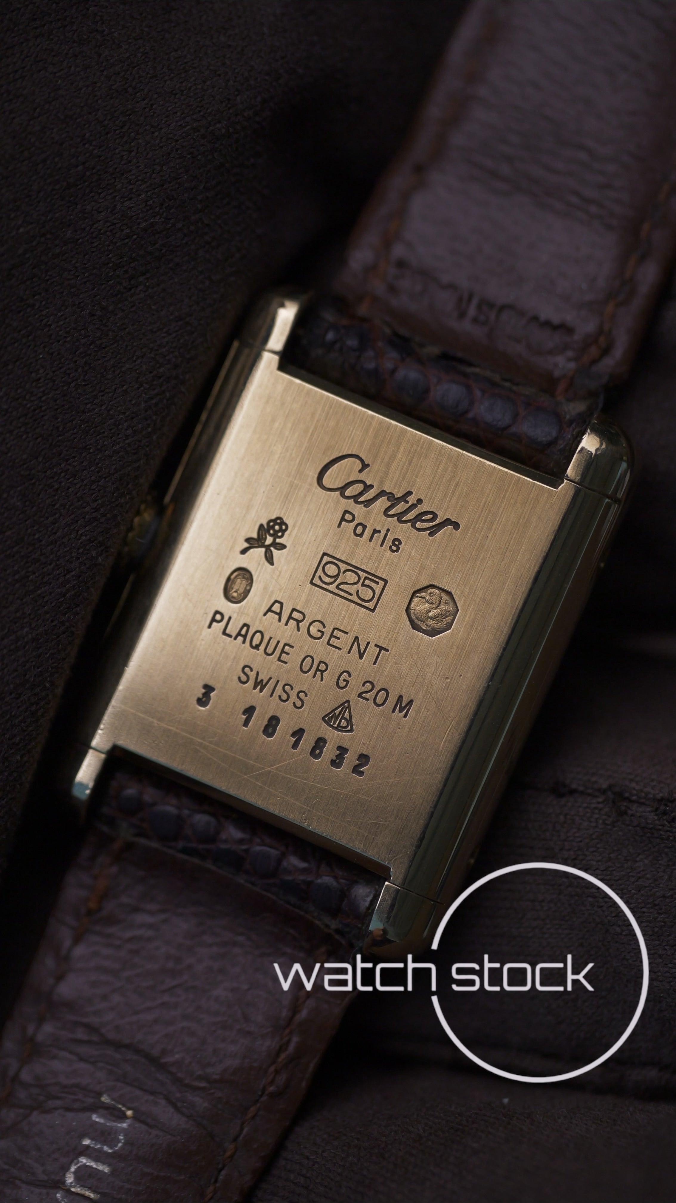 Cartier Tank TG3 quadrante trinity 1980