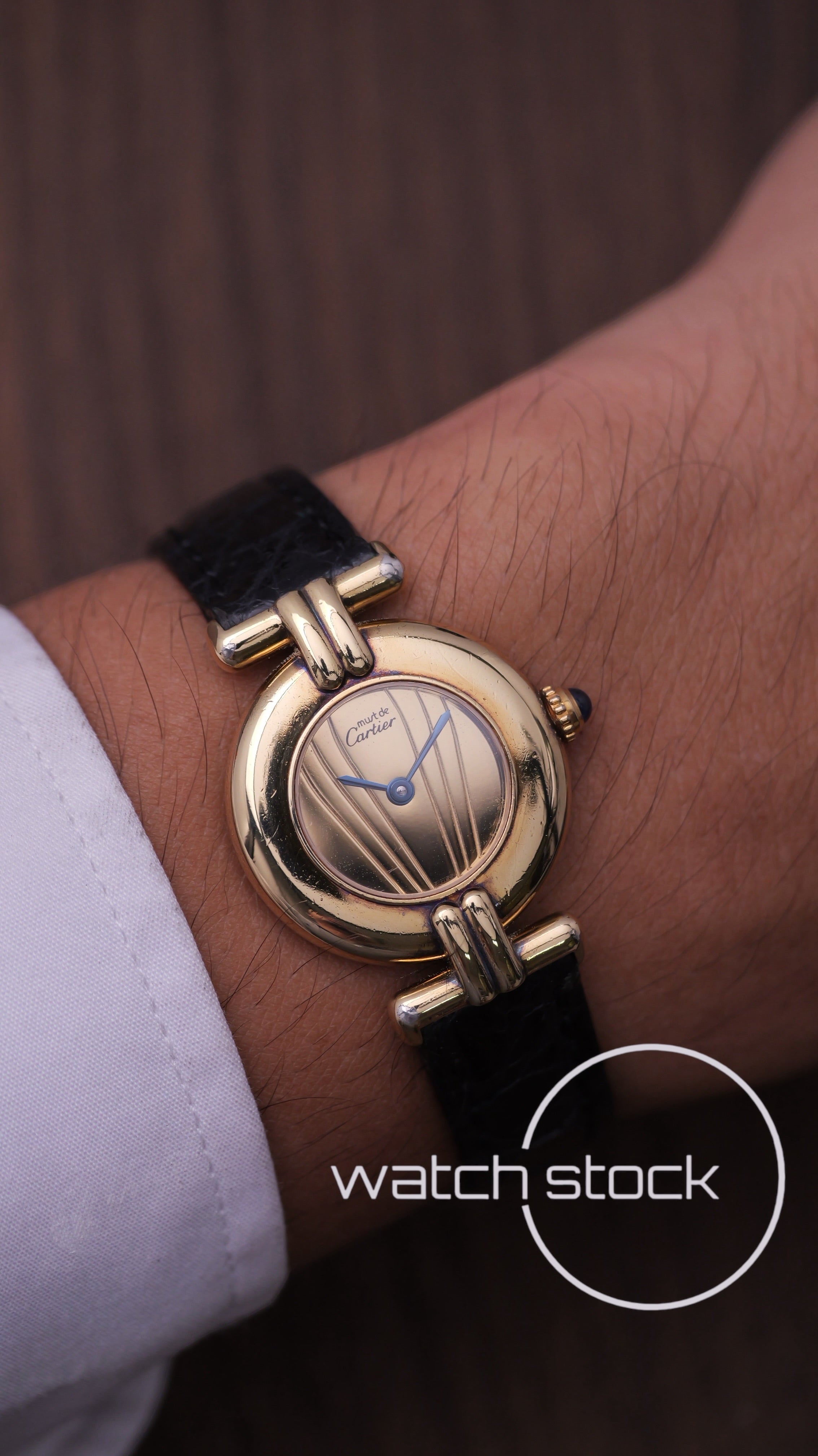 Cartier colisee 24mm ref. 590002 cream dial quartz