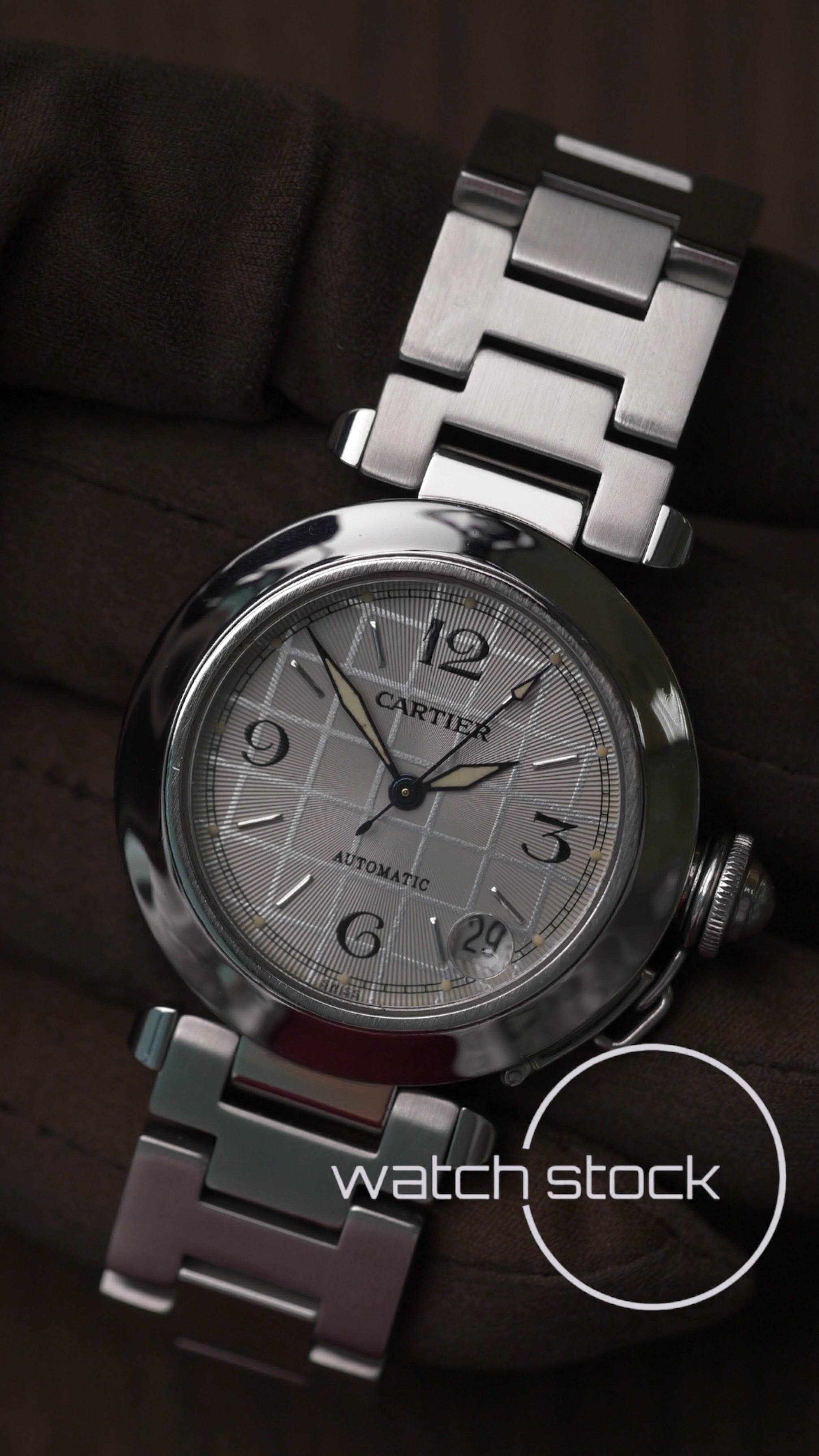 Cartier Pasha Automatic 35mm ref.2324 Grey dial