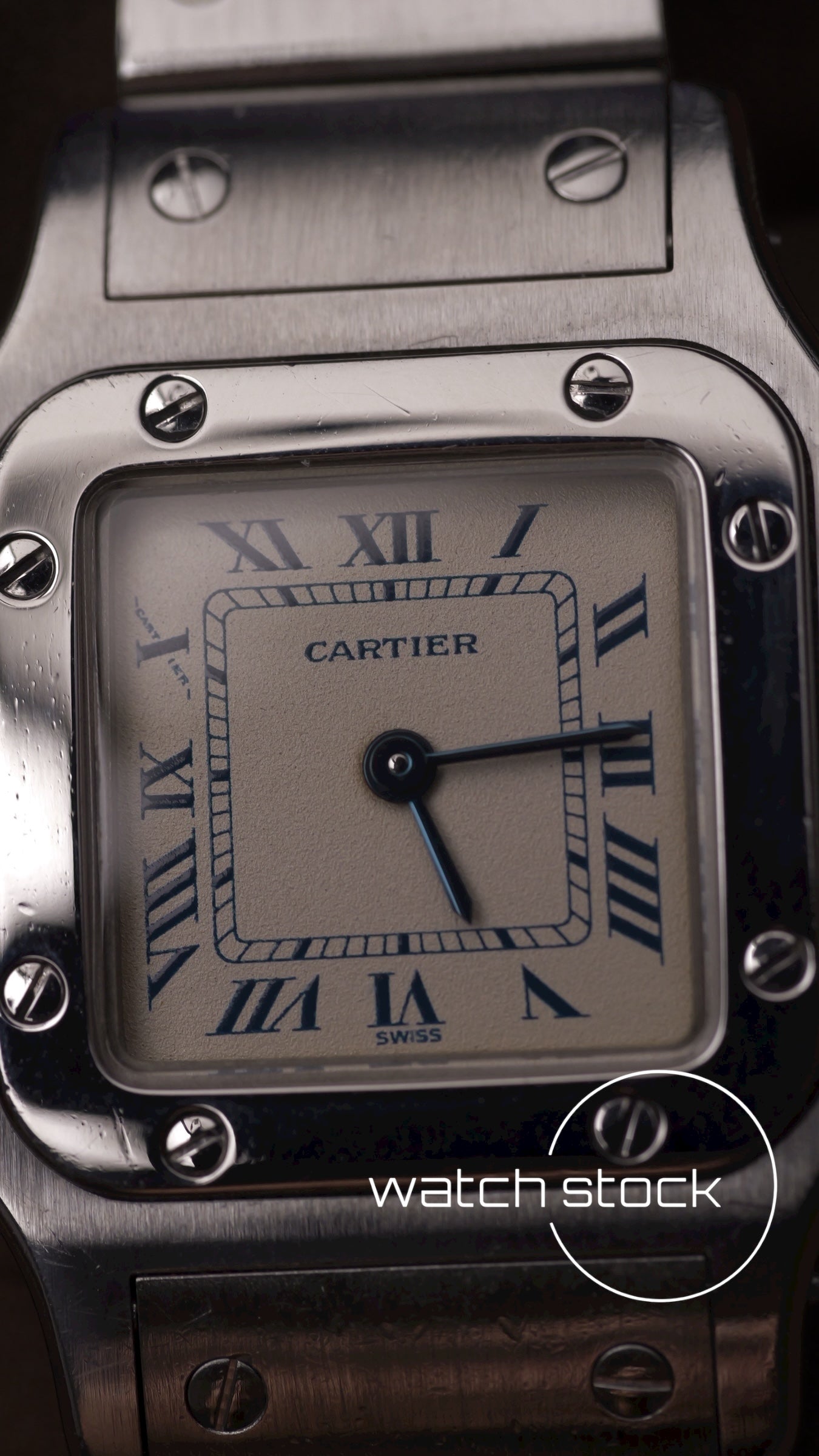 Cartier santos galbee lady quartz 24x35mm ref.1565 FULL SET