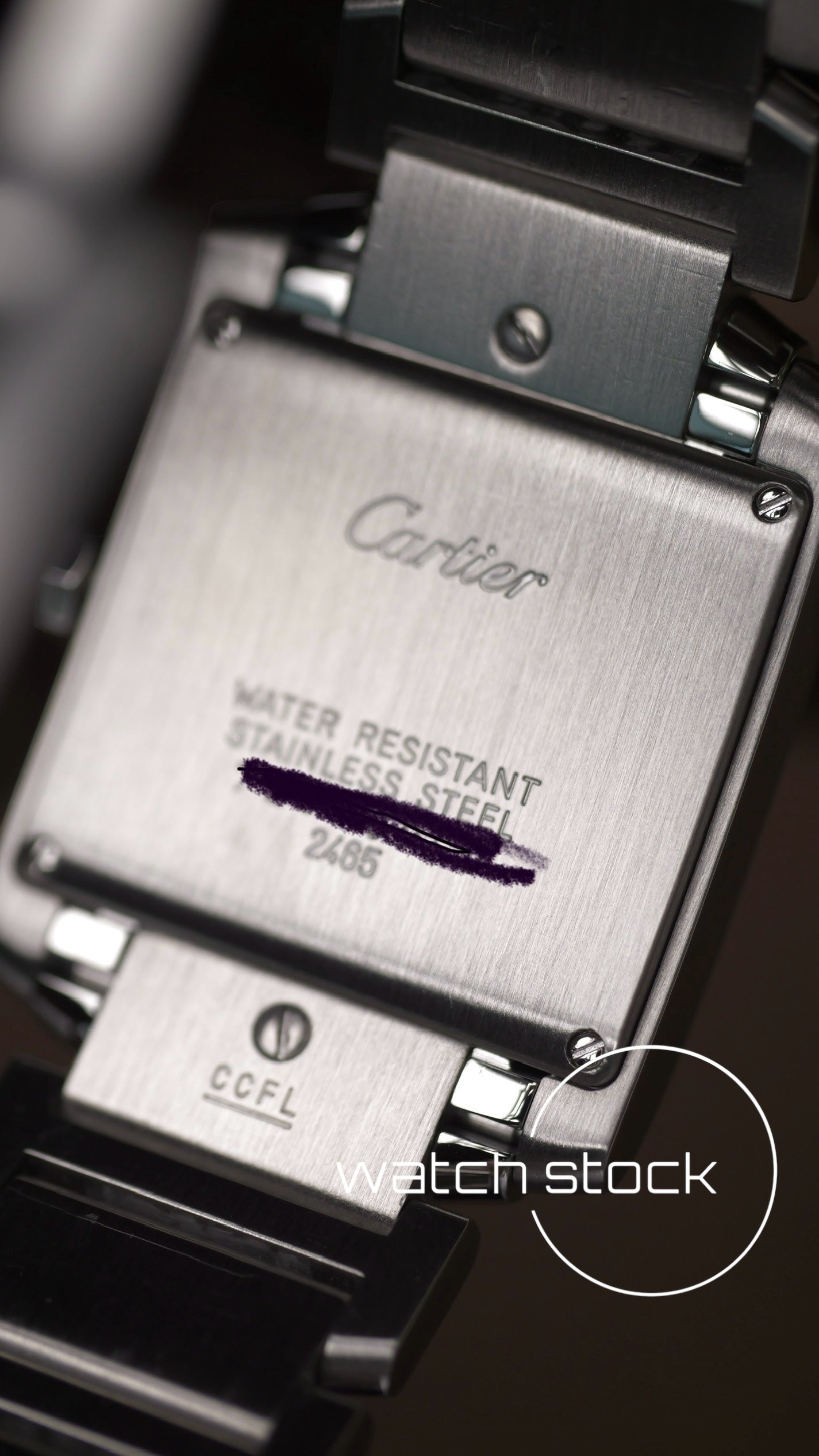 Cartier tank francaise medium ref.2465 29x30mm FULL SET quartz