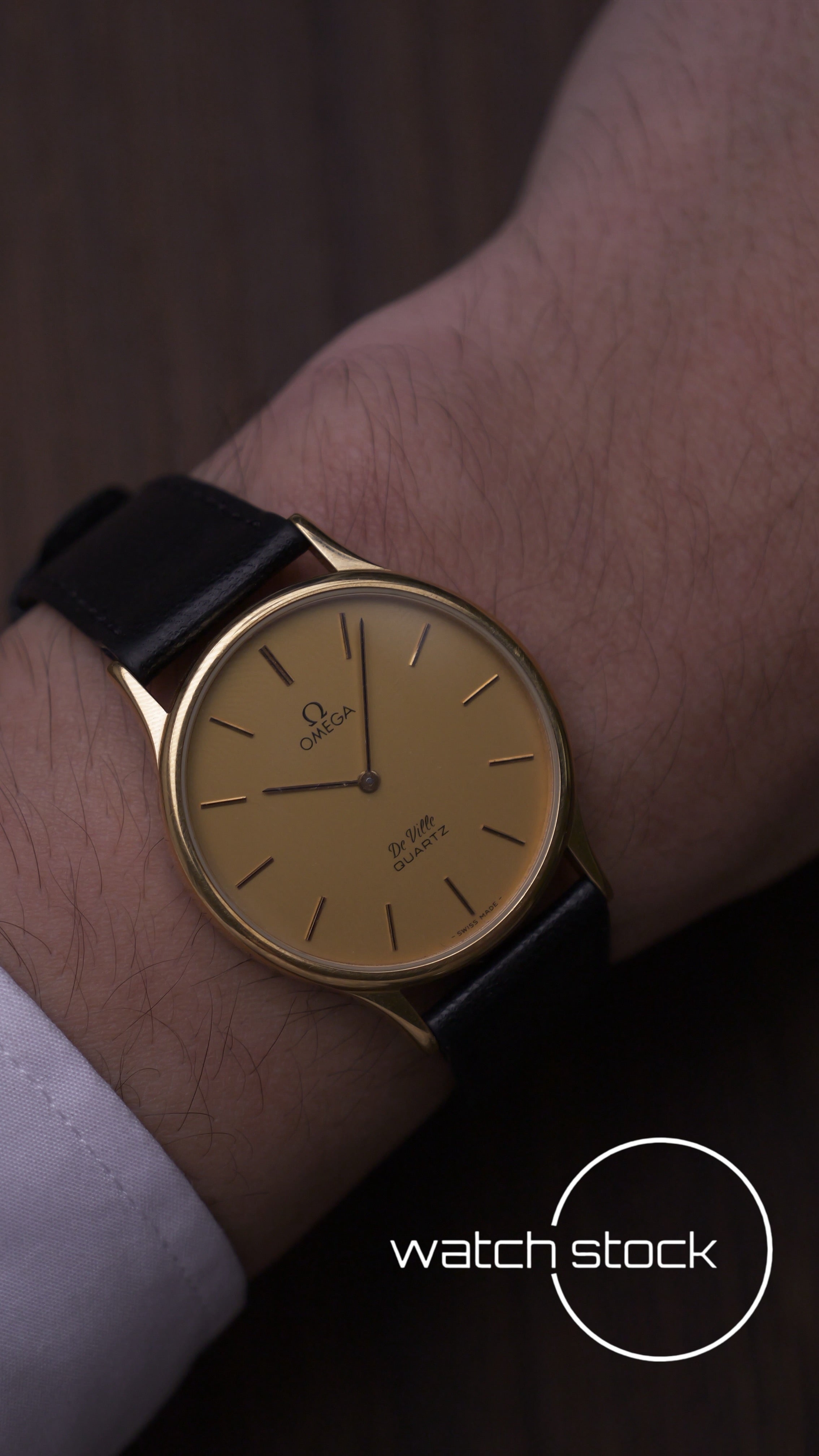 Omega De ville vintage cinturino originale Quartz 1984