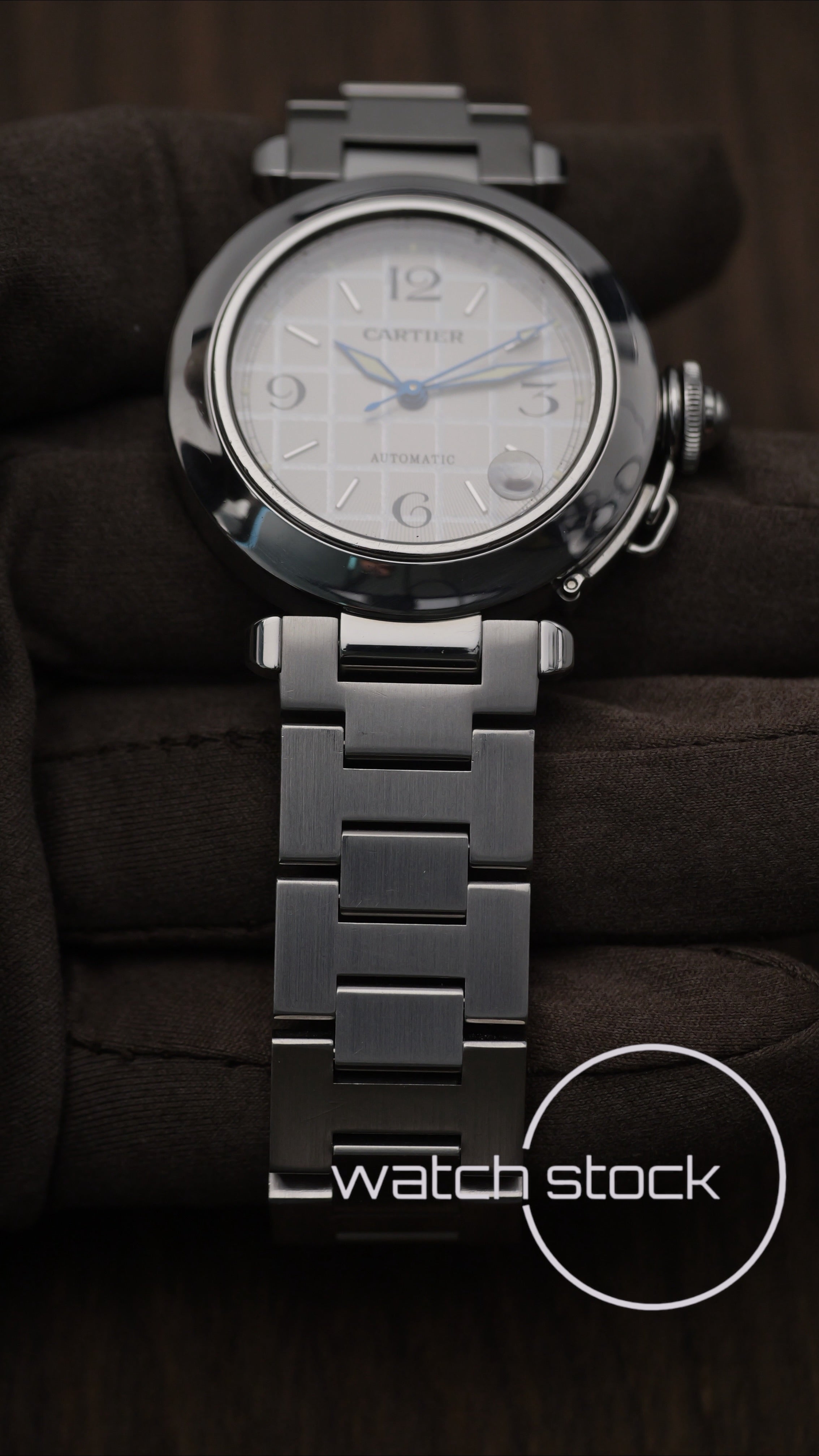 Cartier Pasha Automatic 35mm ref.2324 Grey dial Full Set