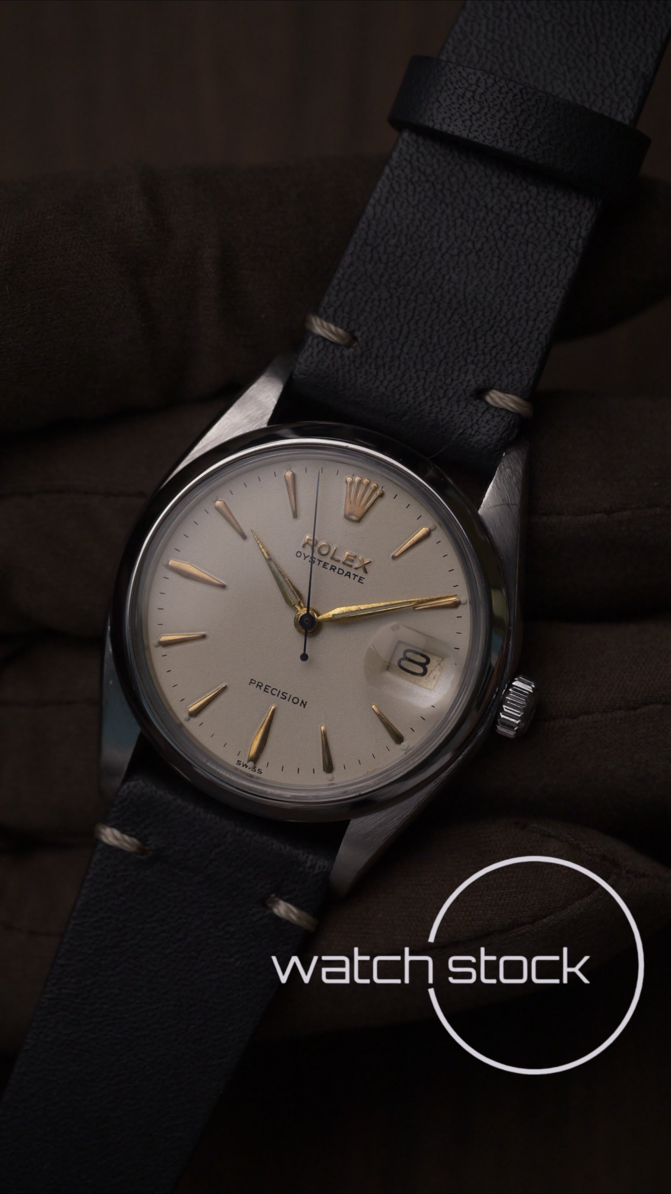Rolex precision 1978 34mm ref.6694 Grey Dial
