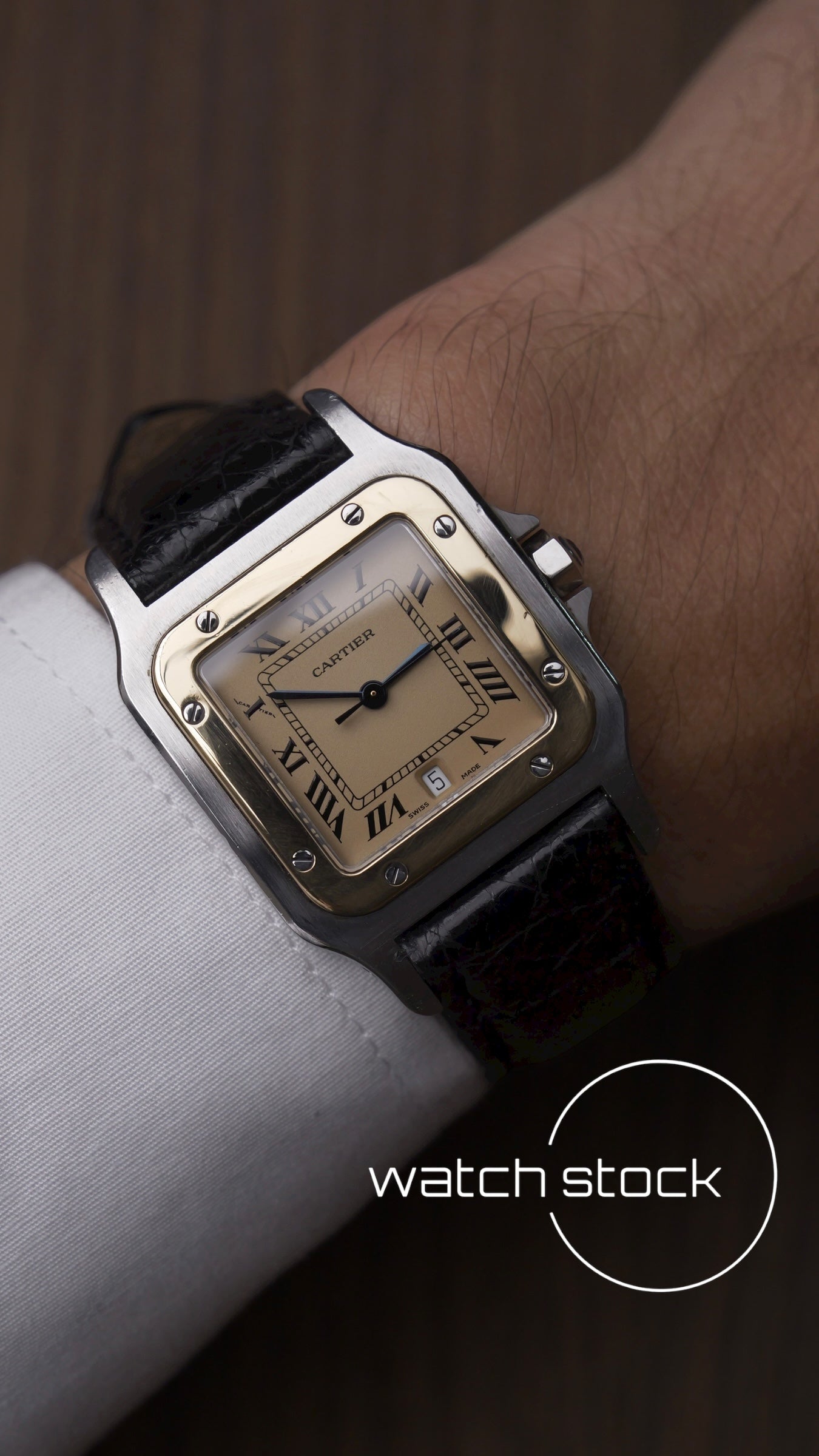 Cartier santos galbee 29x41mm ref.187901 quarz