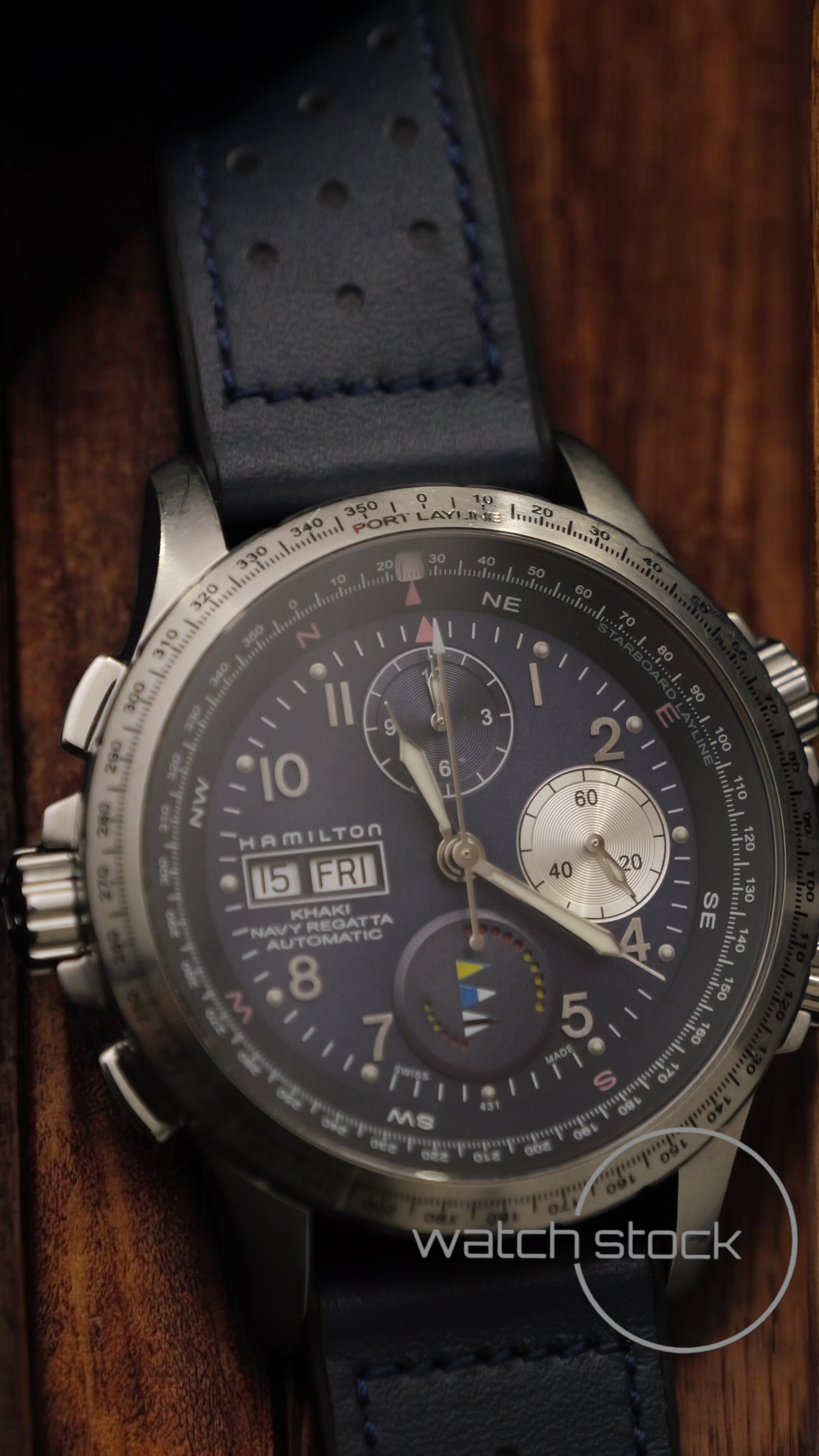 Hamilton khaki navy regatta automatic 43mm