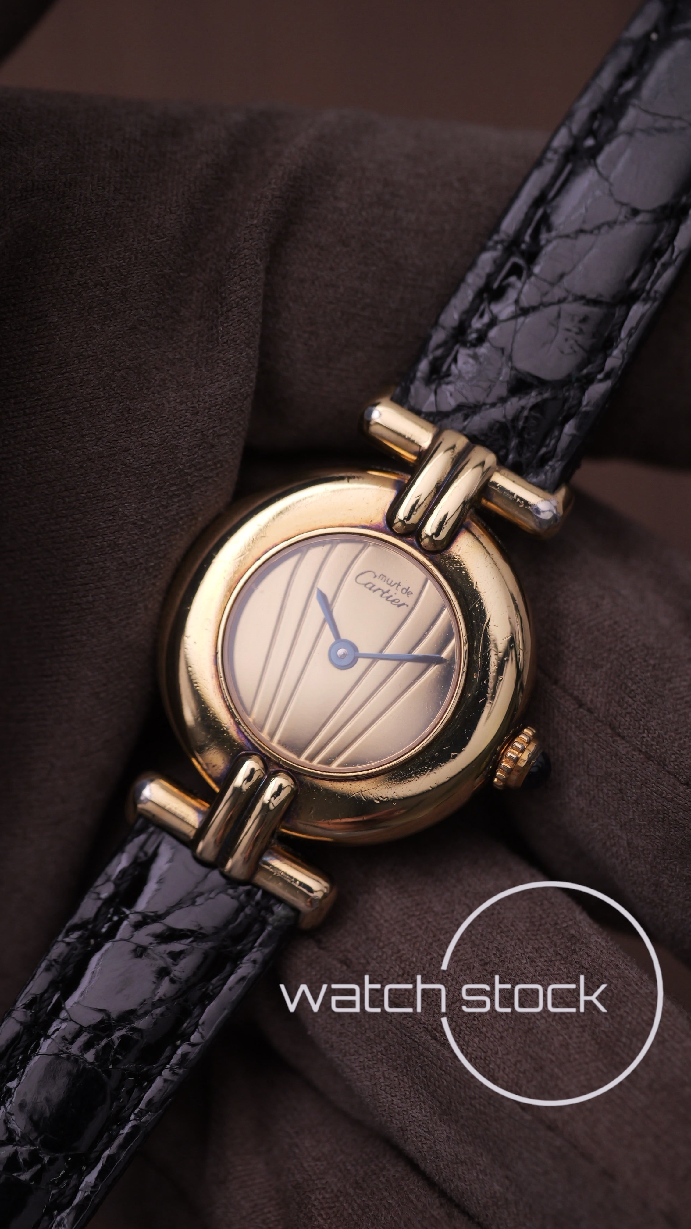 Cartier colisee 24mm ref. 590002 cream dial quartz