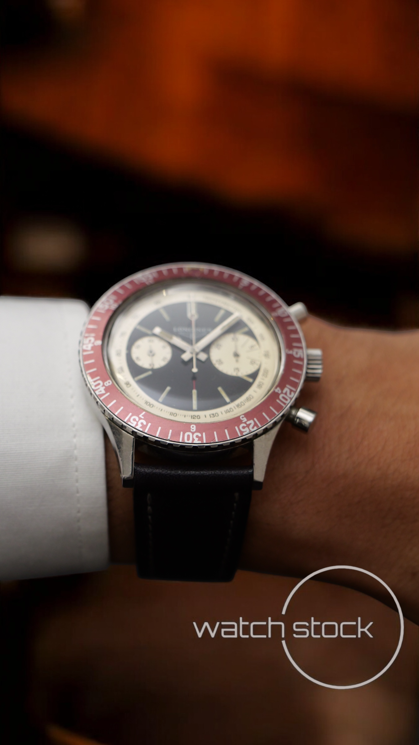Longines big eye 1967 cal. 30CH chronograph vintage watch