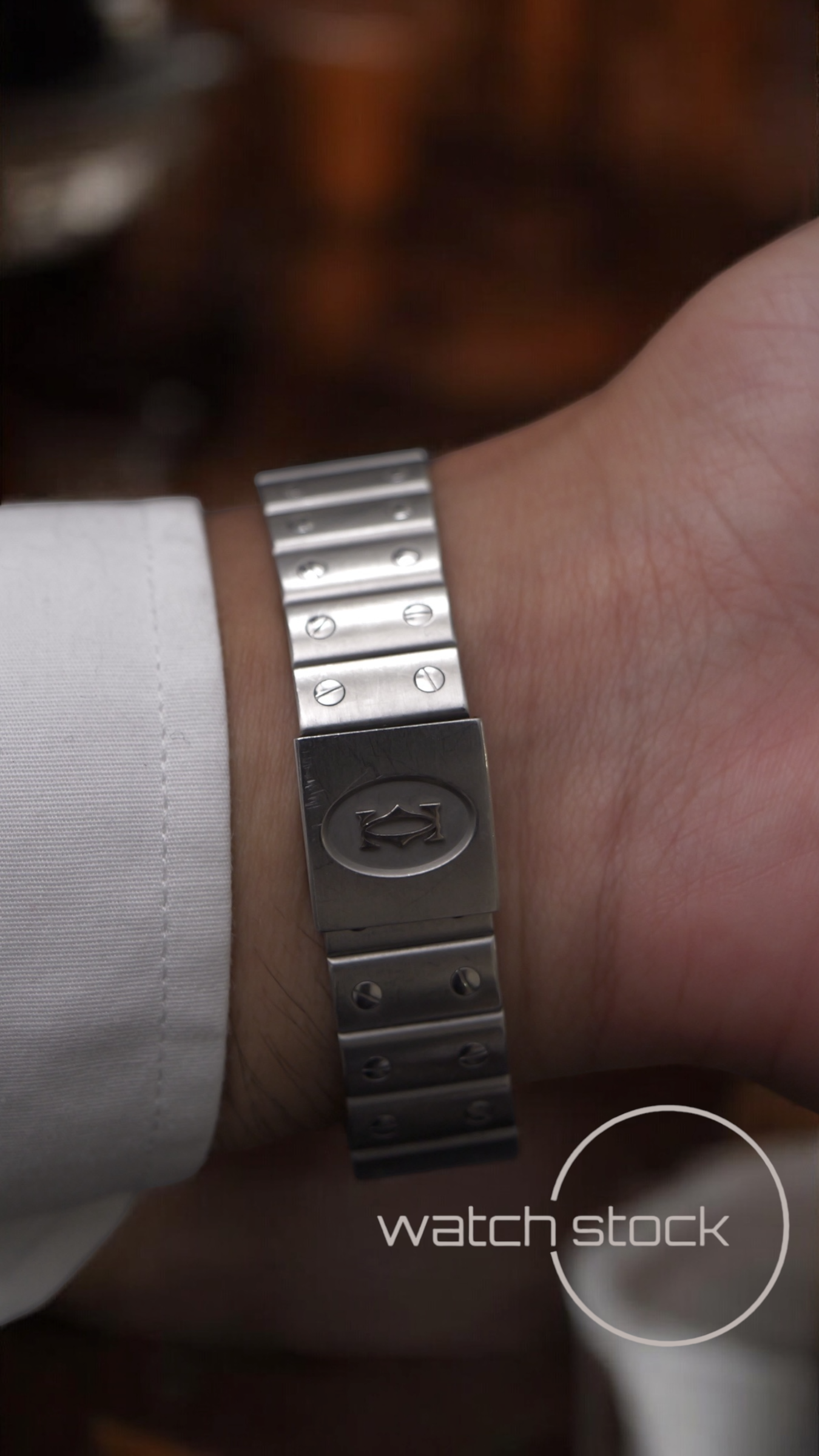 Cartier santos galbe 29x41mm ref.987901 must de cartier quarz