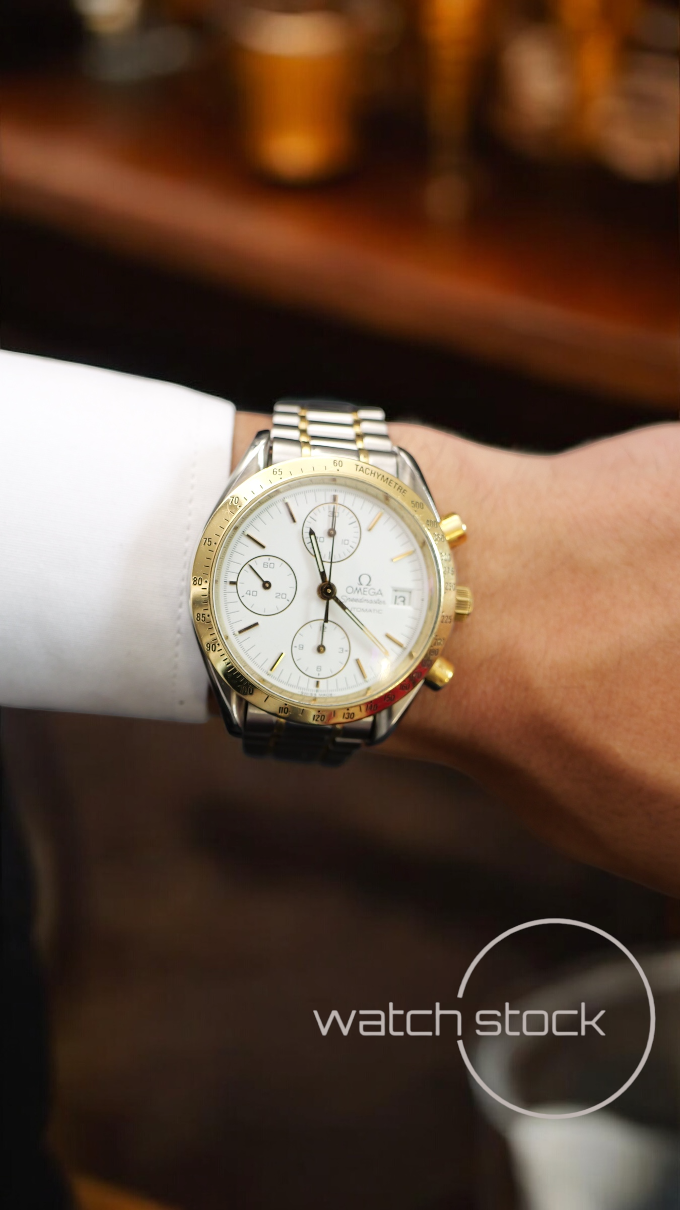 Omega speedmaster date FULL SET (39mm) condizioni eccezionali APPENA REVISIONATO Ref. 175.0043 automatic white dial