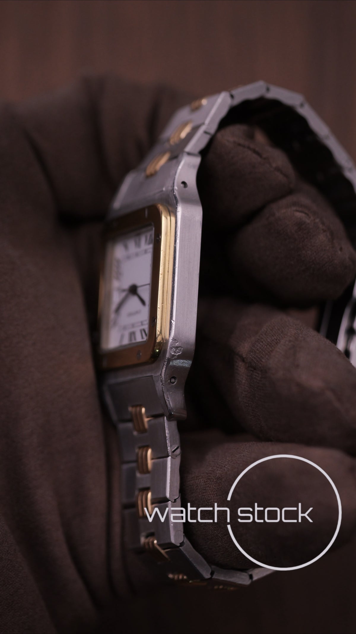 Cartier santos carré ref.2961 Godron Automatic vintage 29x41mm