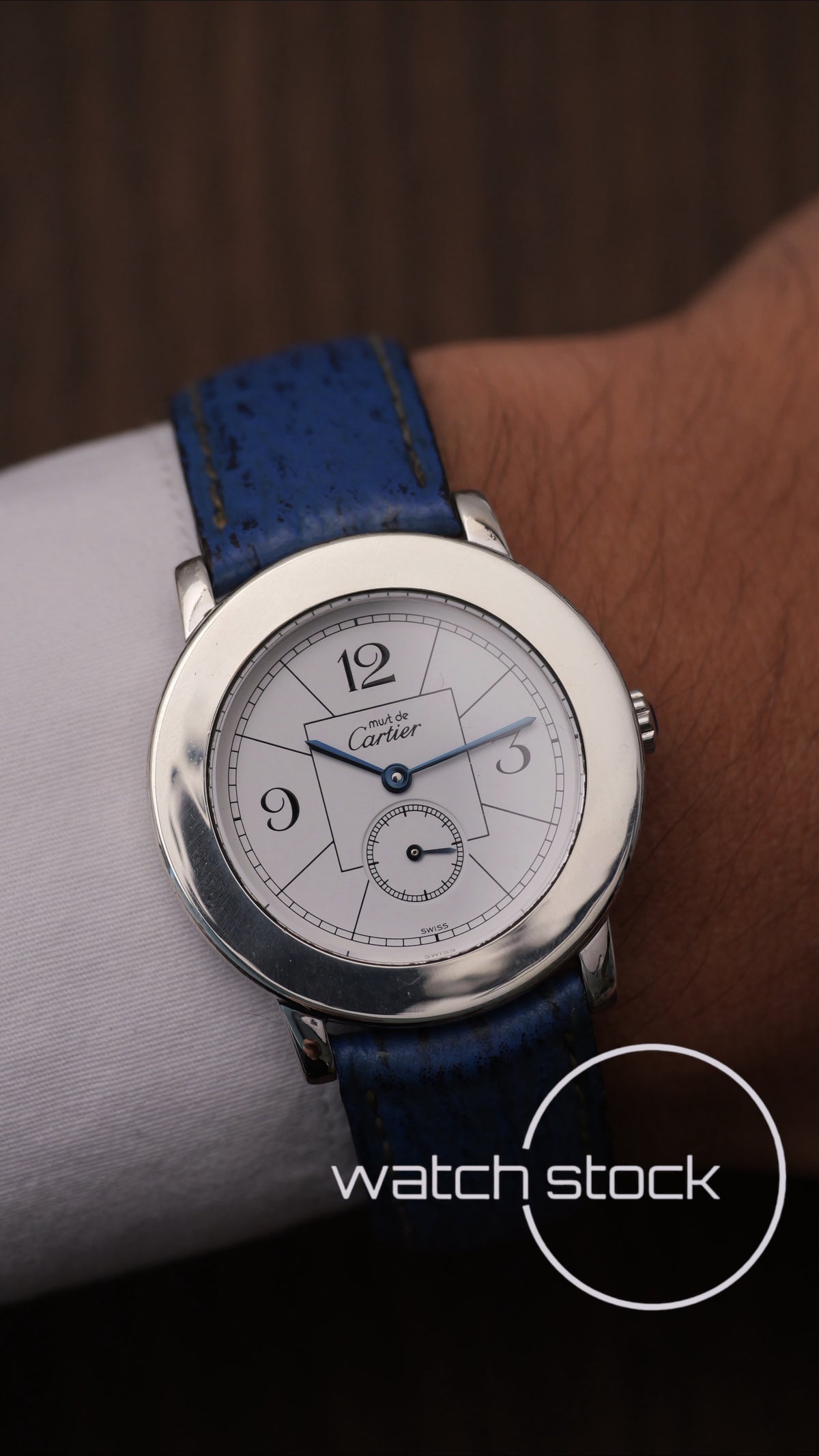 Cartier ronde vintage ref.1815 33mm Swiss Only