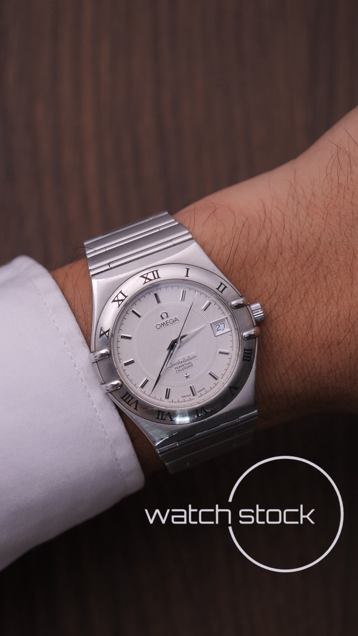 Omega constellation calendario perpetuo 34mm