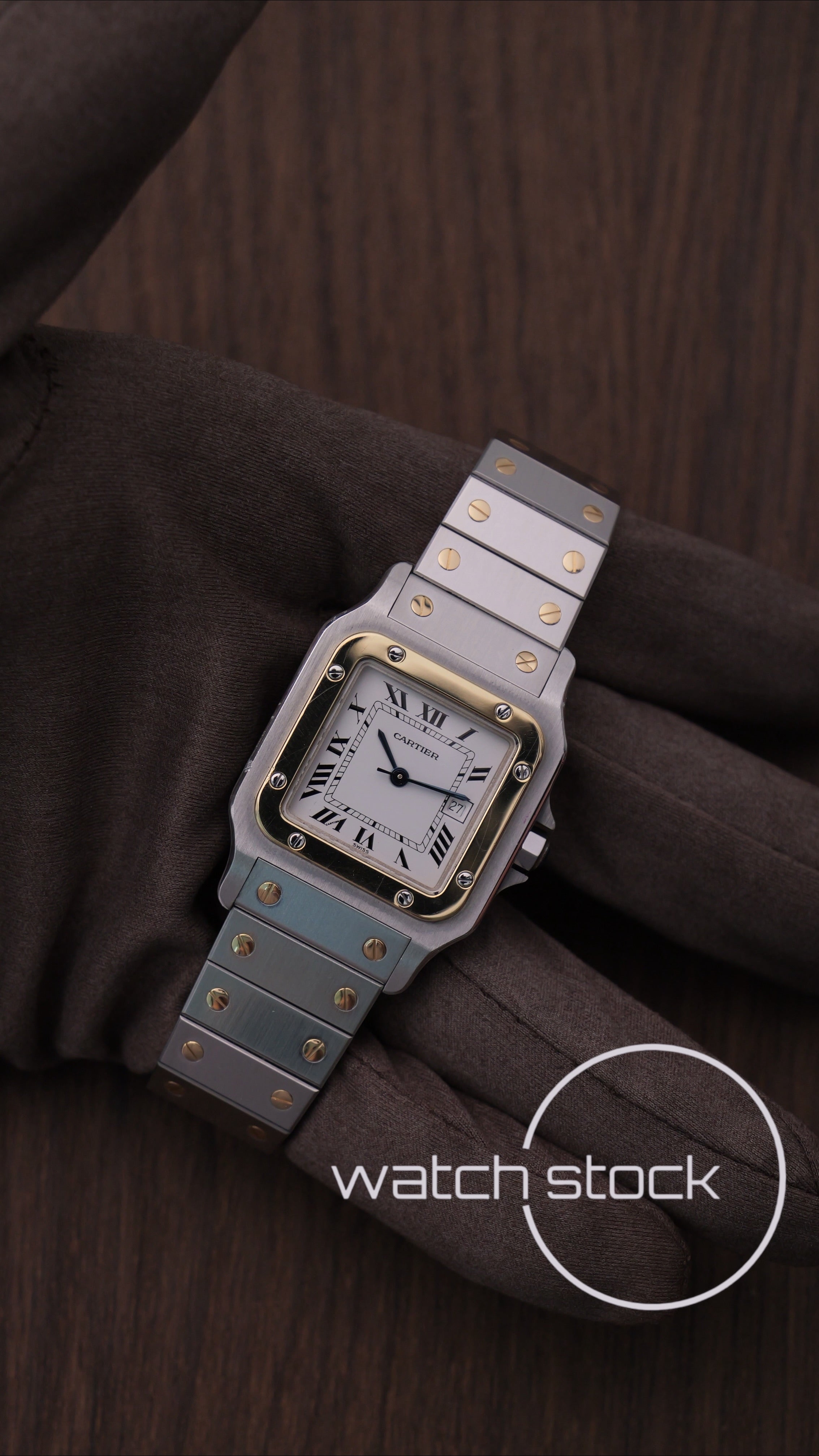 Cartier santos carré ref.2961 Automatic vintage 29x41mm