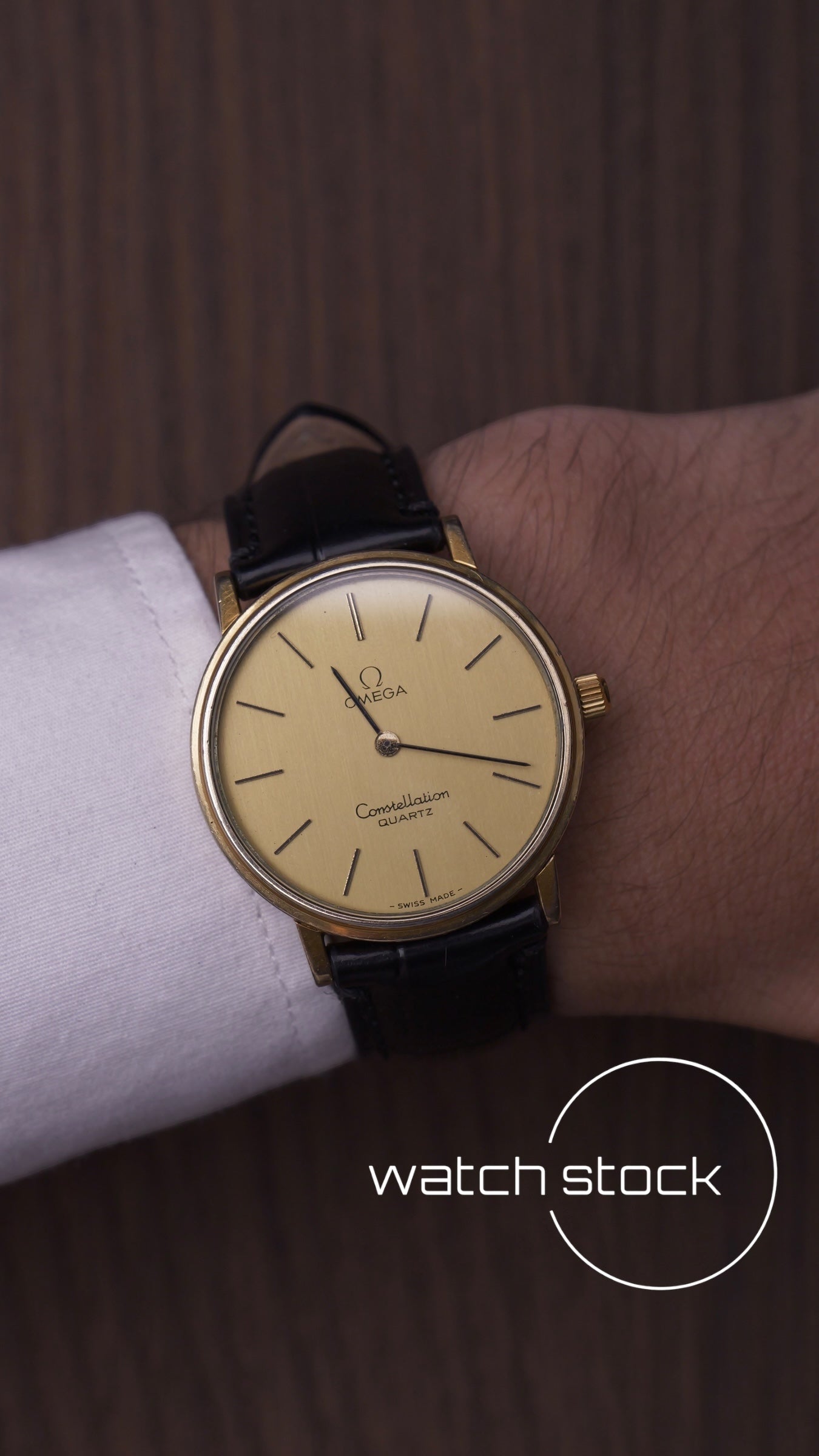 Omega De ville vintage 33mm placcato oro