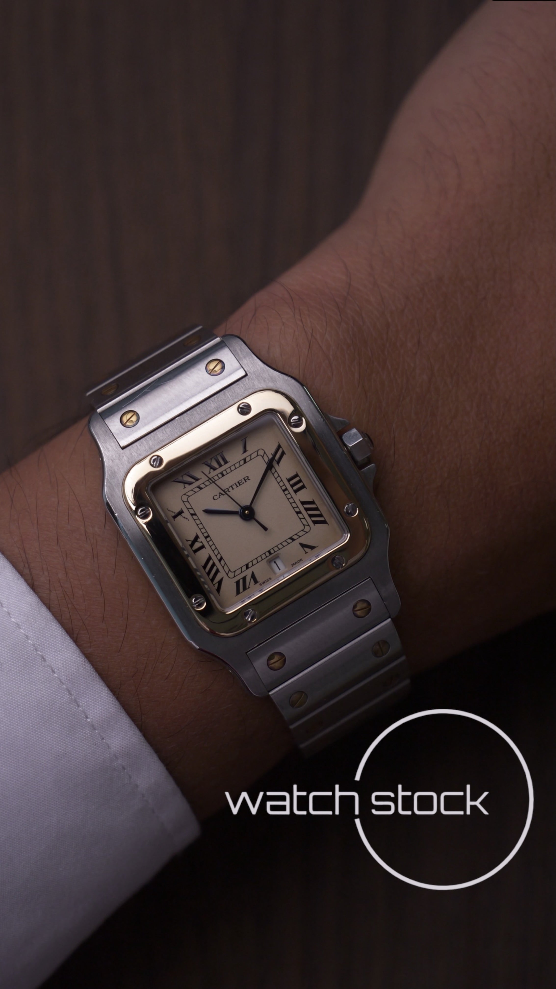 Cartier santos galbee 29x41mm ref.187901 Full Set